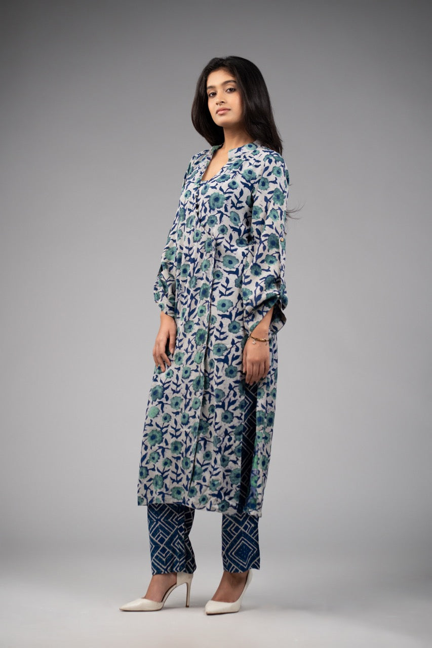 Gulrez Ira – Modal Kurta Set - Cotton Roots