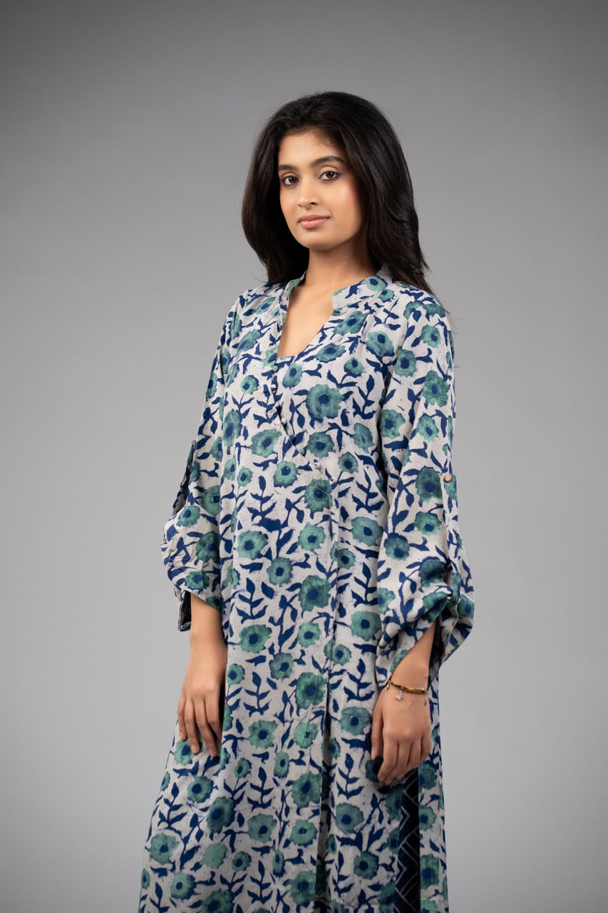 Gulrez Ira – Modal Kurta Set - Cotton Roots