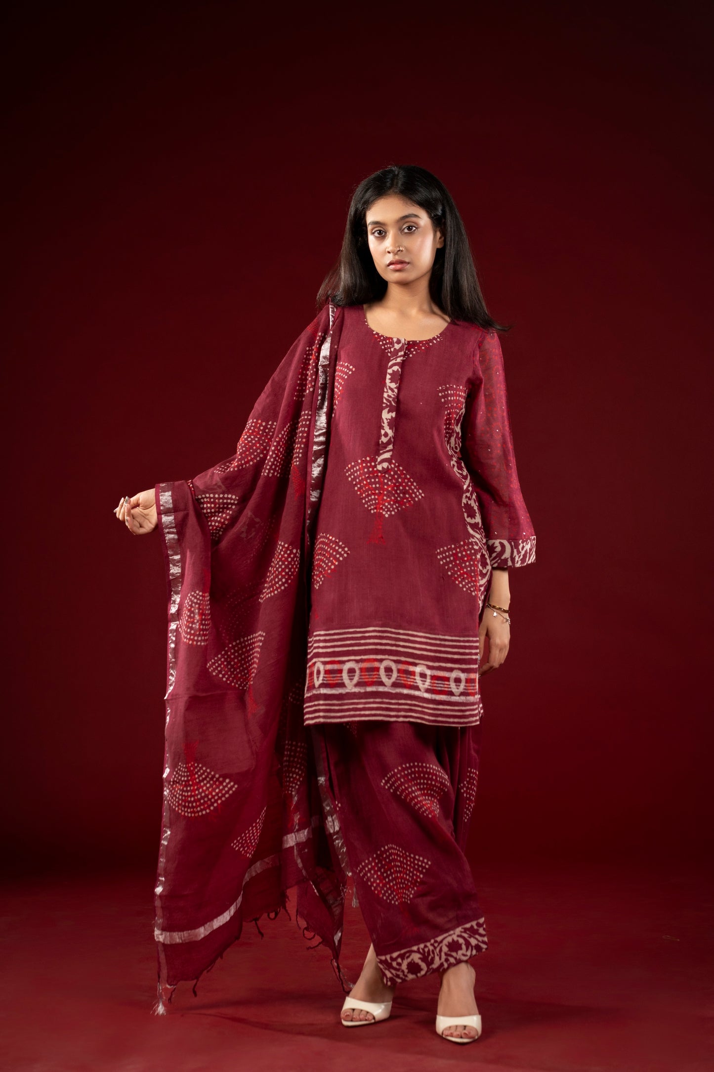 Anar Gul Linen Farshi Set