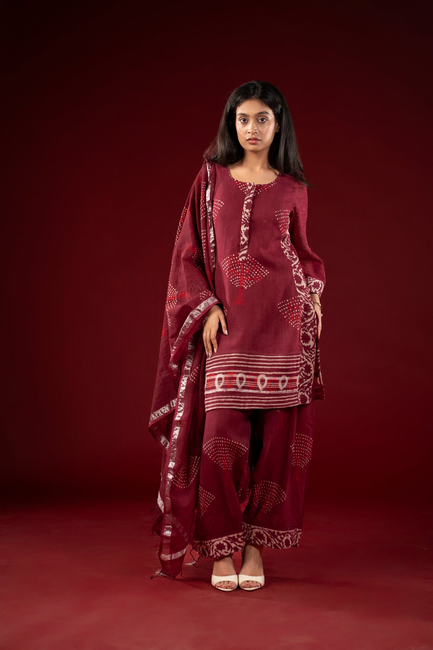 Anar Gul Linen Farshi Set