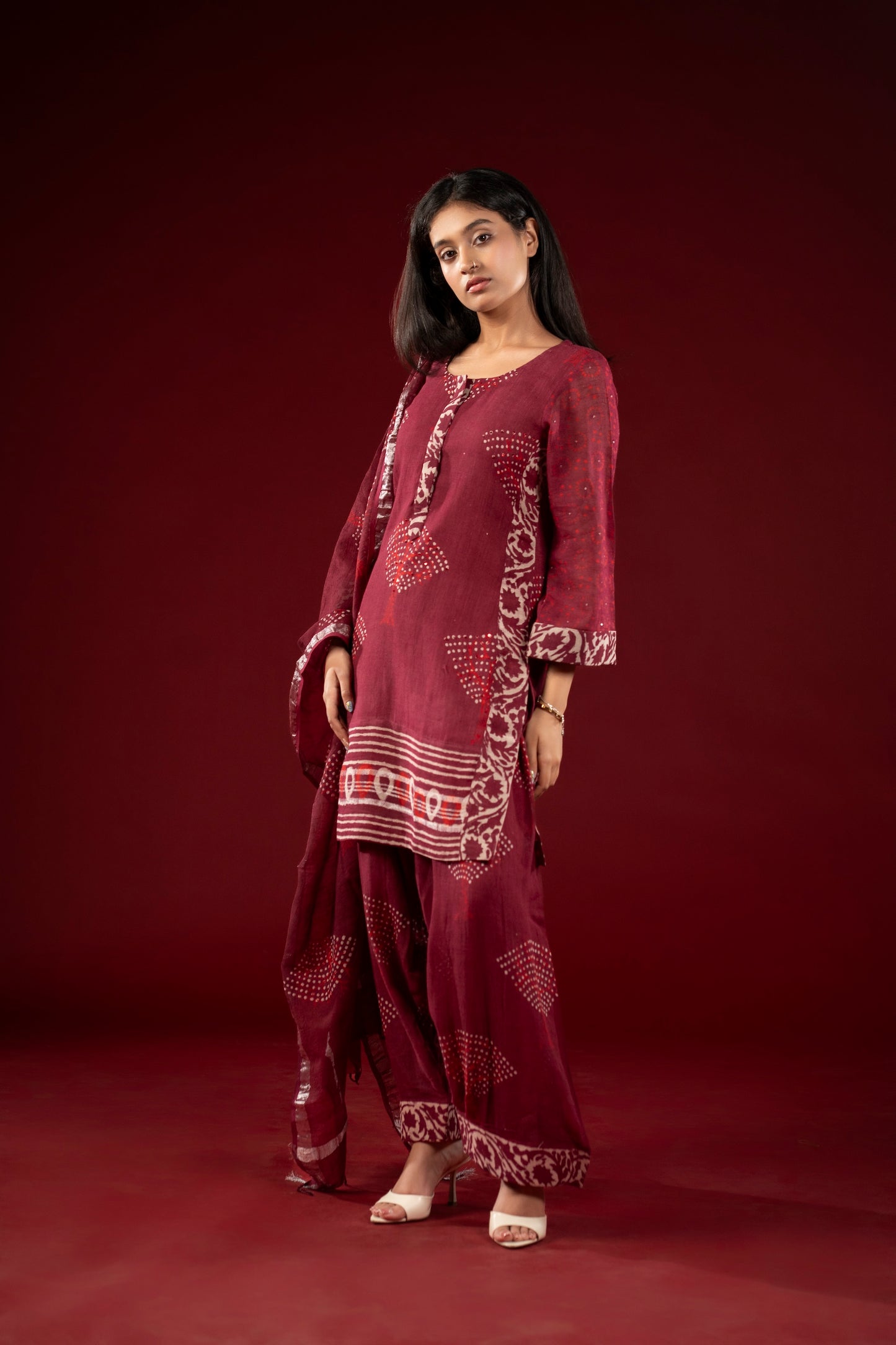 Anar Gul Linen Farshi Set
