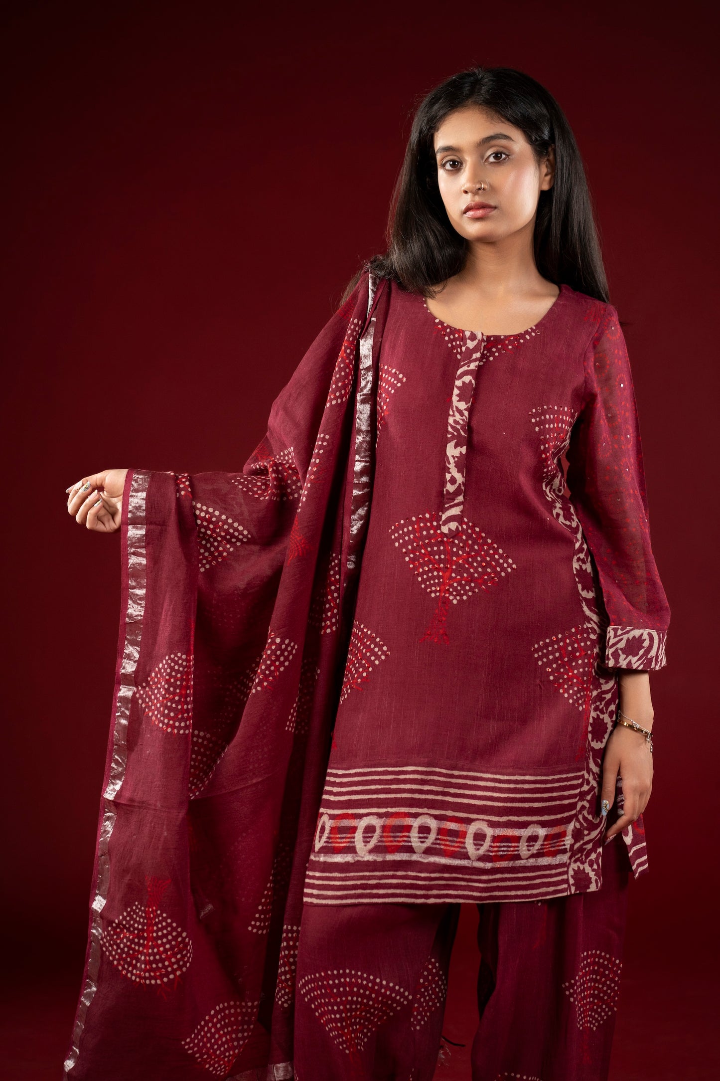 Anar Gul Linen Farshi Set