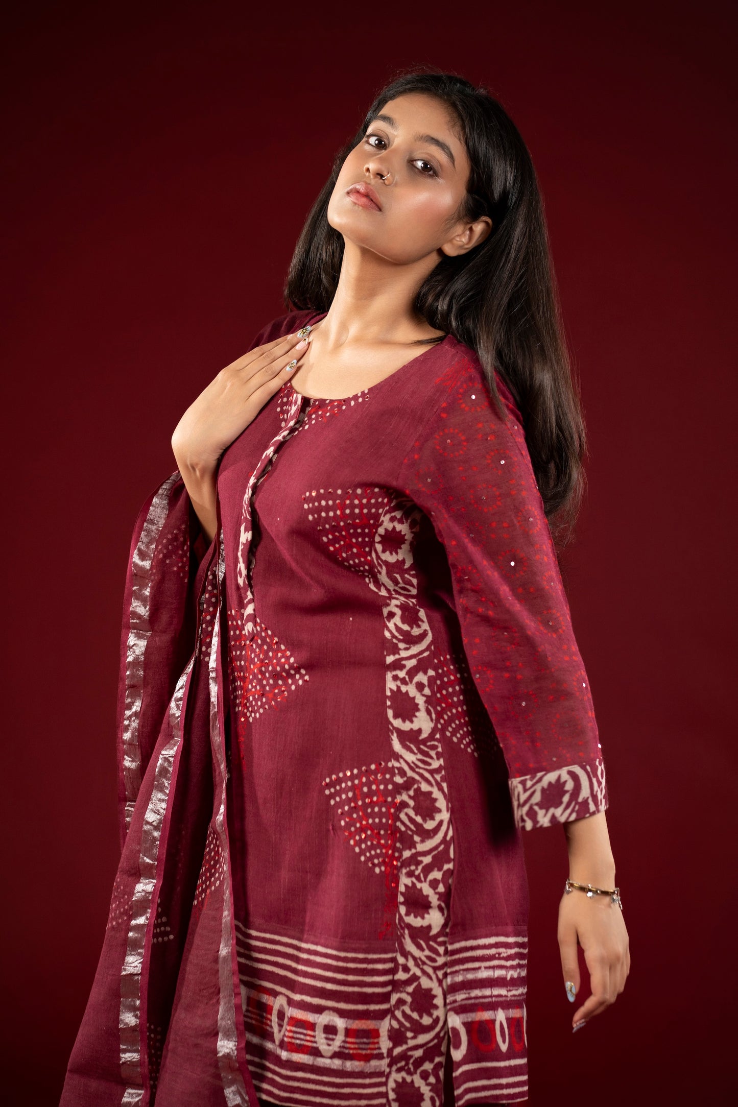 Anar Gul Linen Farshi Set