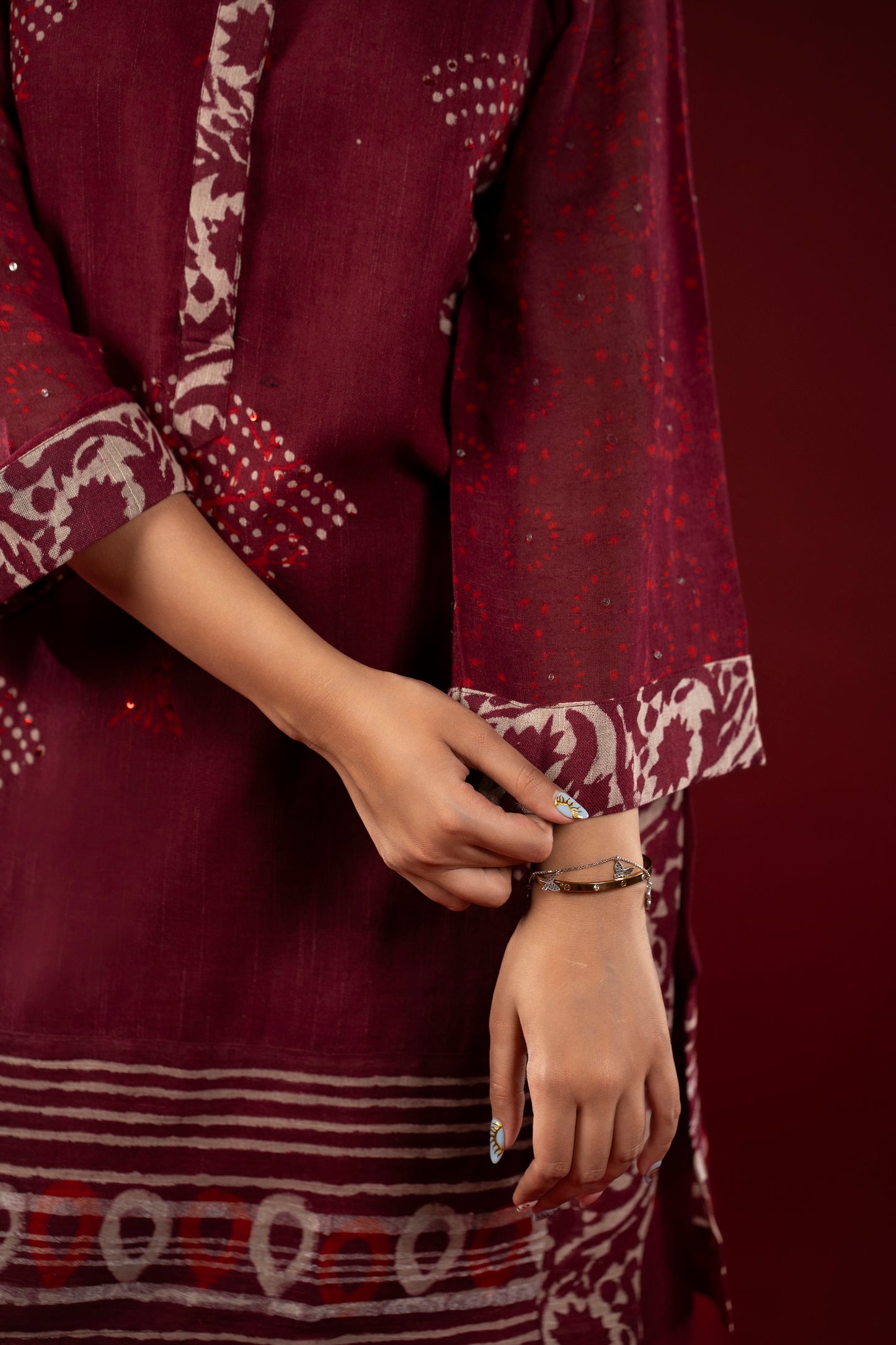 Anar Gul Linen Farshi Set