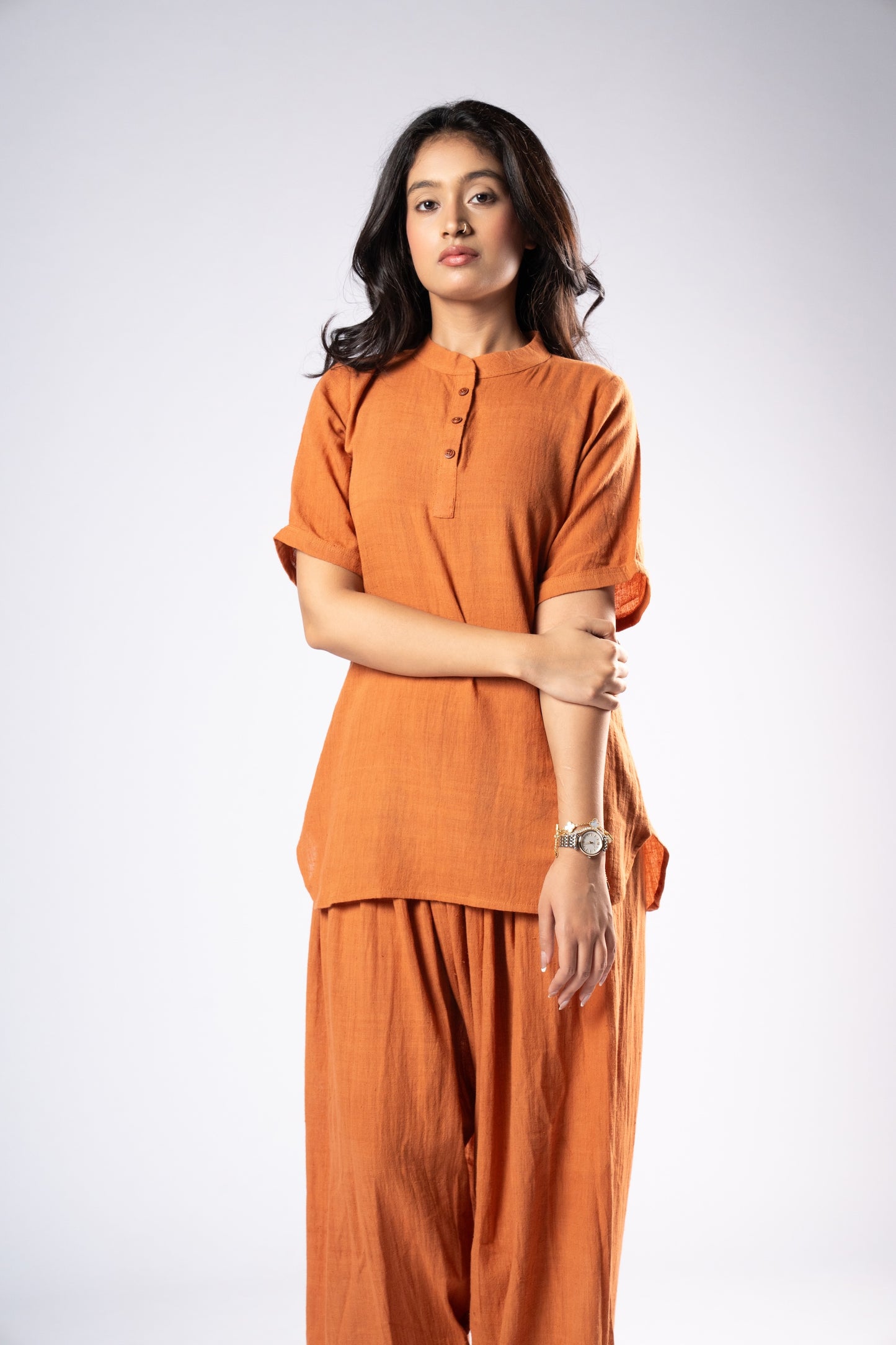 Saffron Solstice Kala Cotton Co-Ord Set