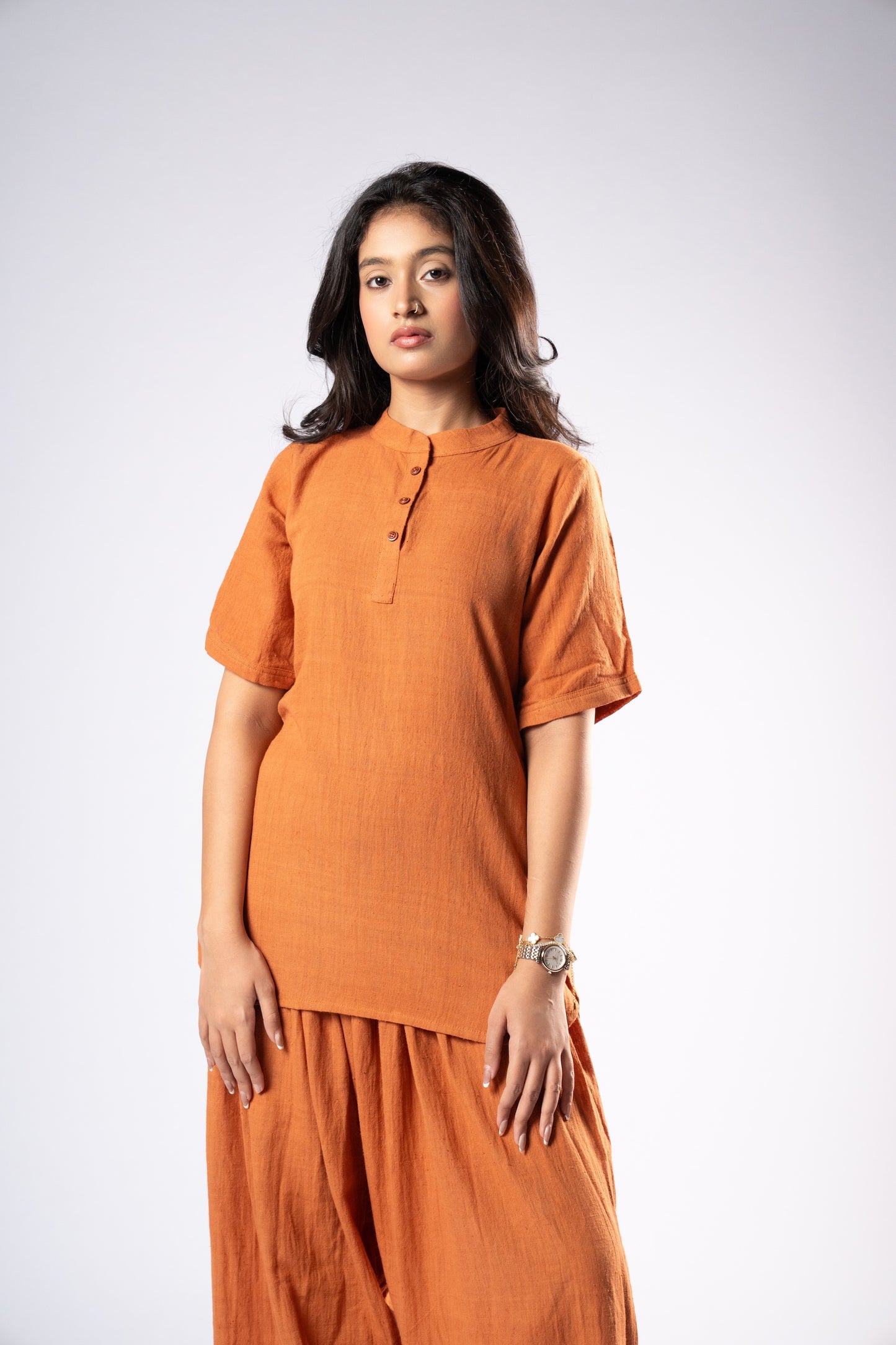 Saffron Solstice Kala Cotton Co-Ord Set