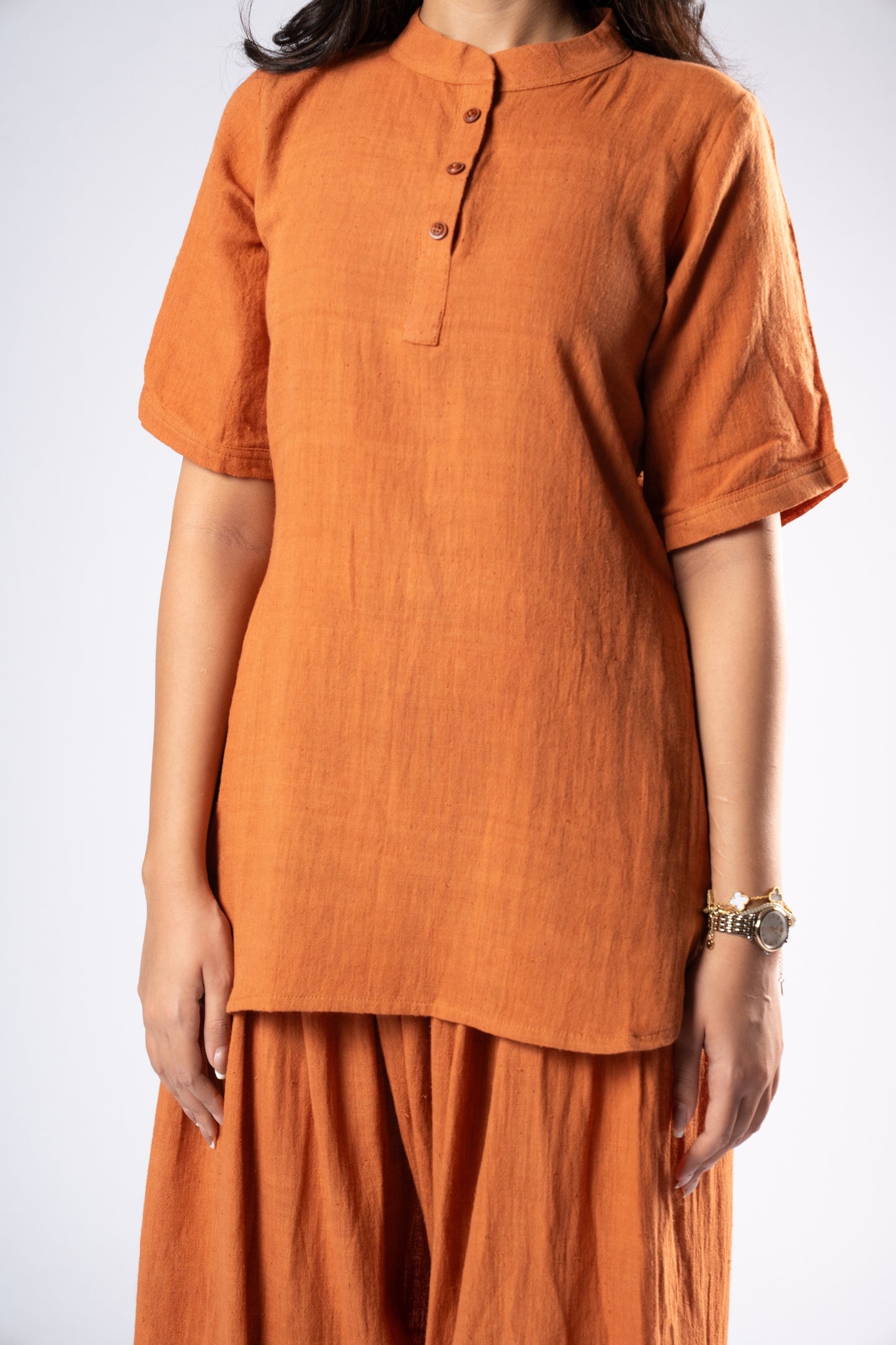 Saffron Solstice Kala Cotton Co-Ord Set