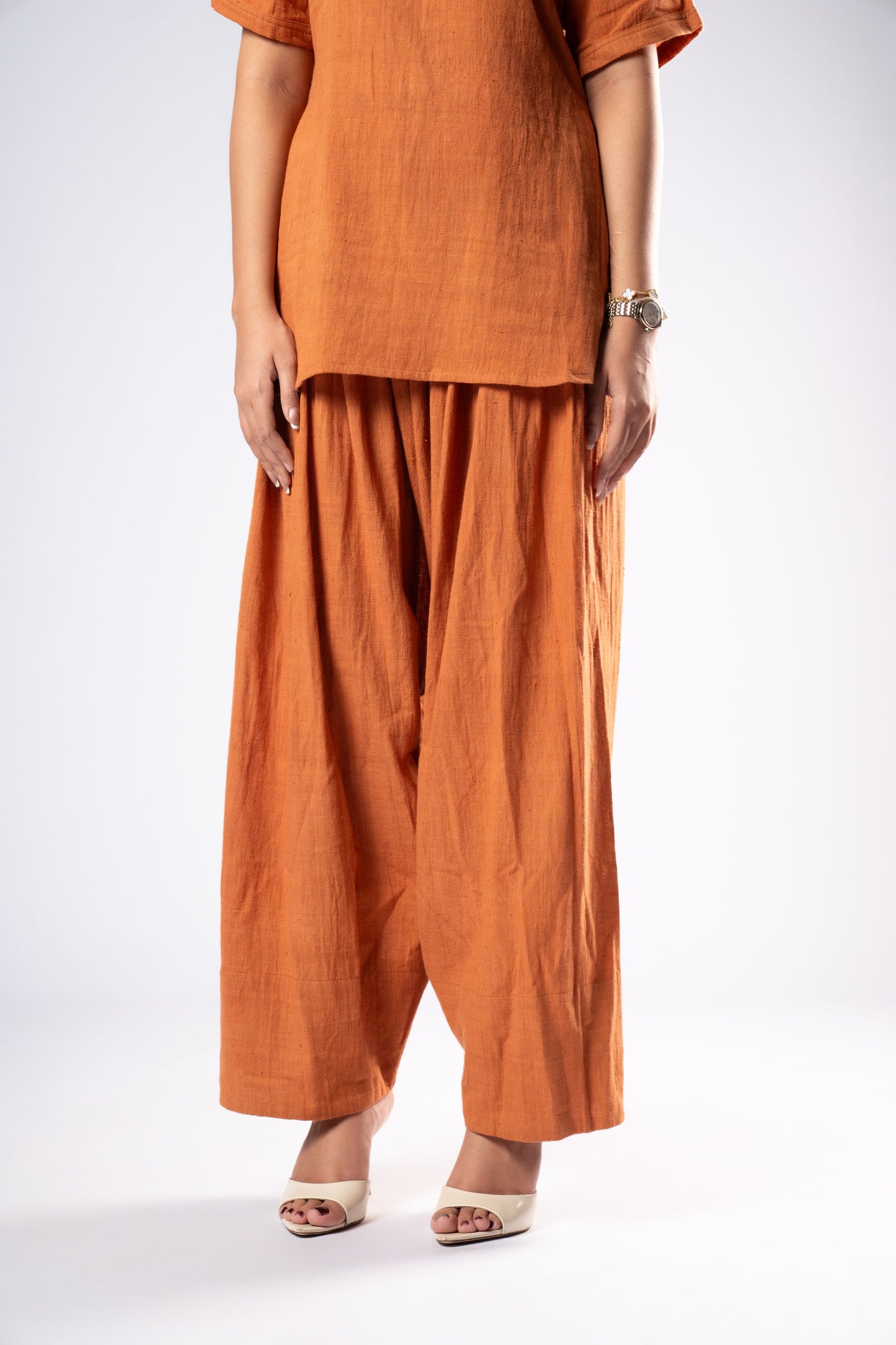 Saffron Solstice Kala Cotton Co-Ord Set