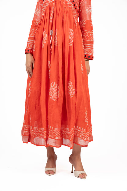 Noor-e-Sahar Mirror Work Dress
