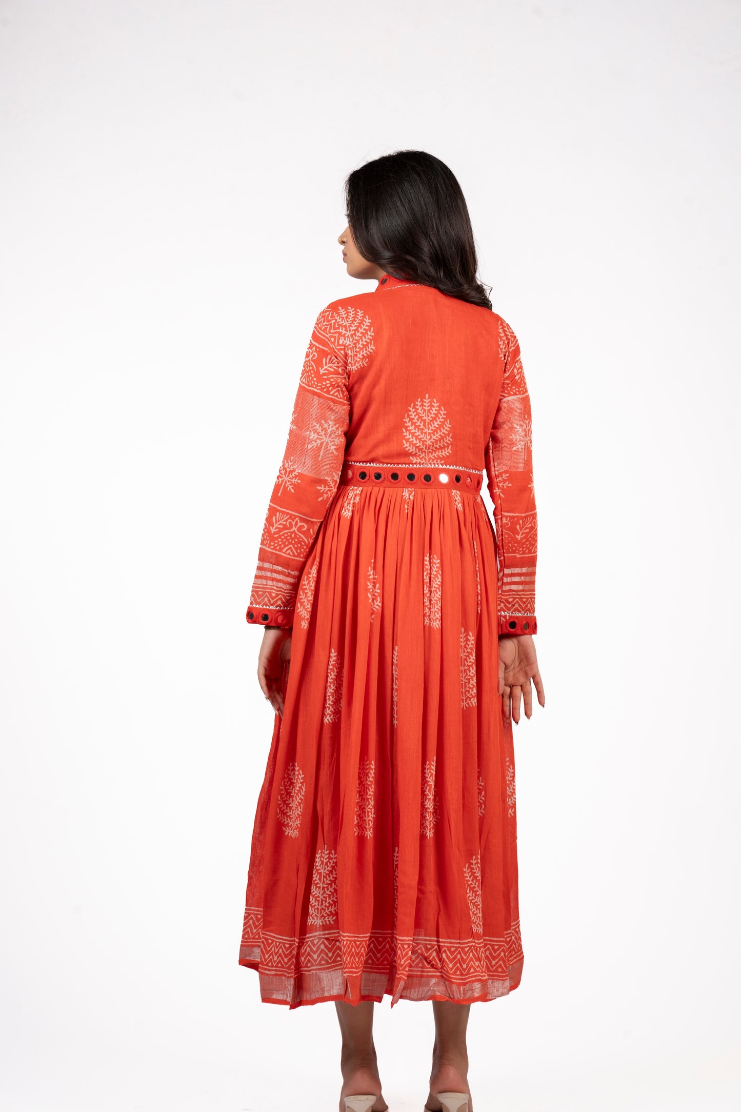 Noor-e-Sahar Mirror Work Dress