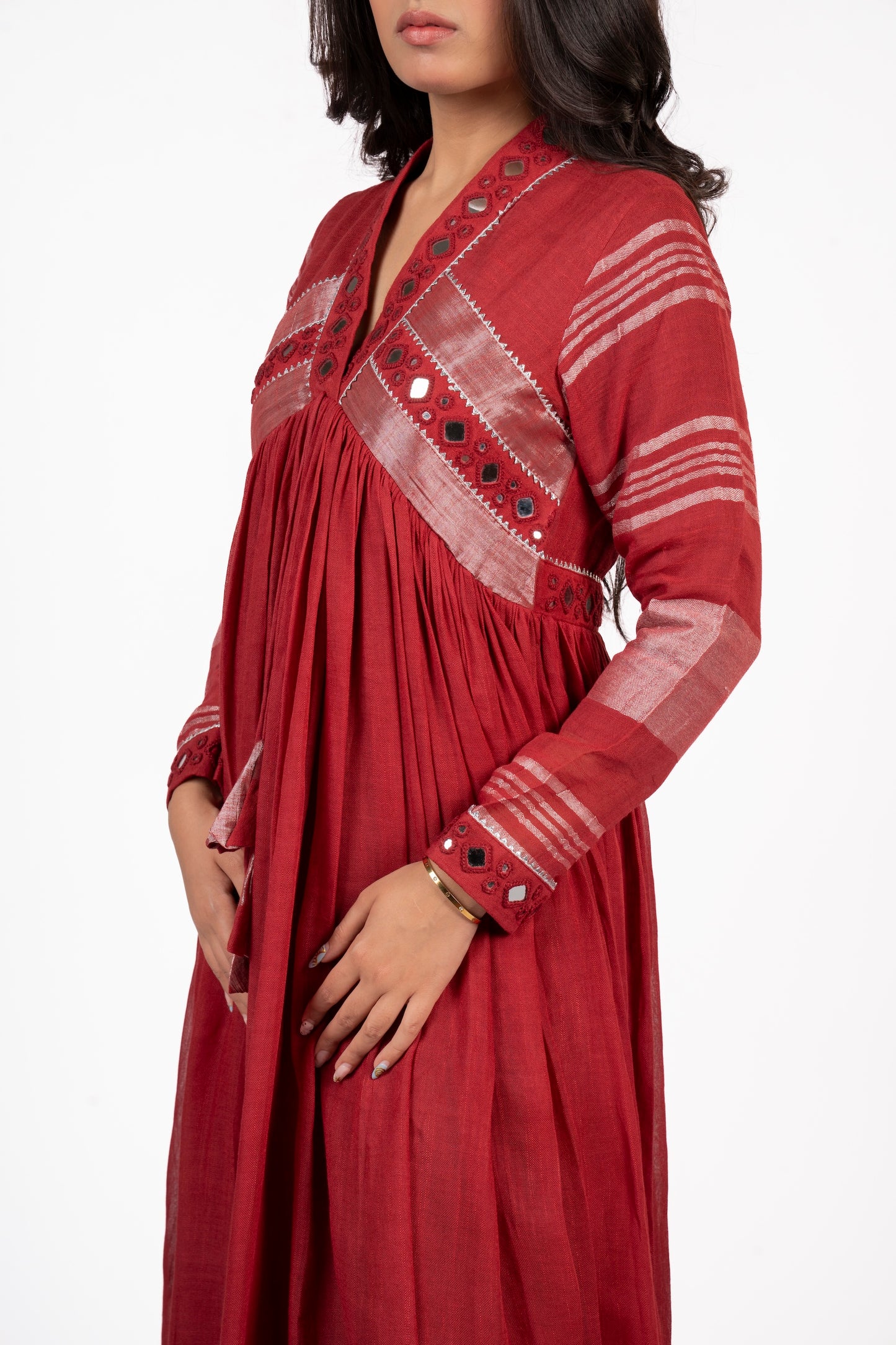 Arunima Mirror Work Dress