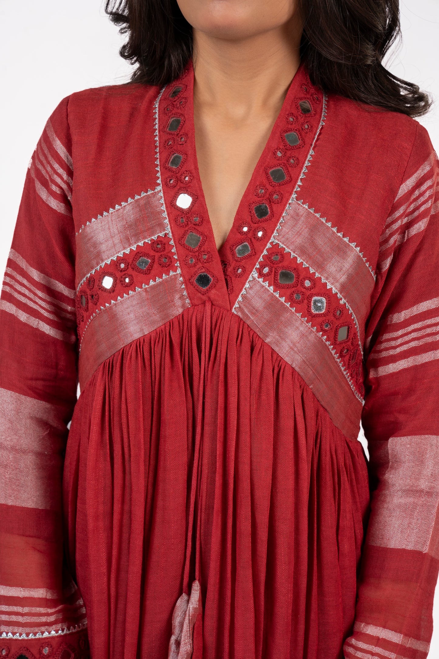 Arunima Mirror Work Dress