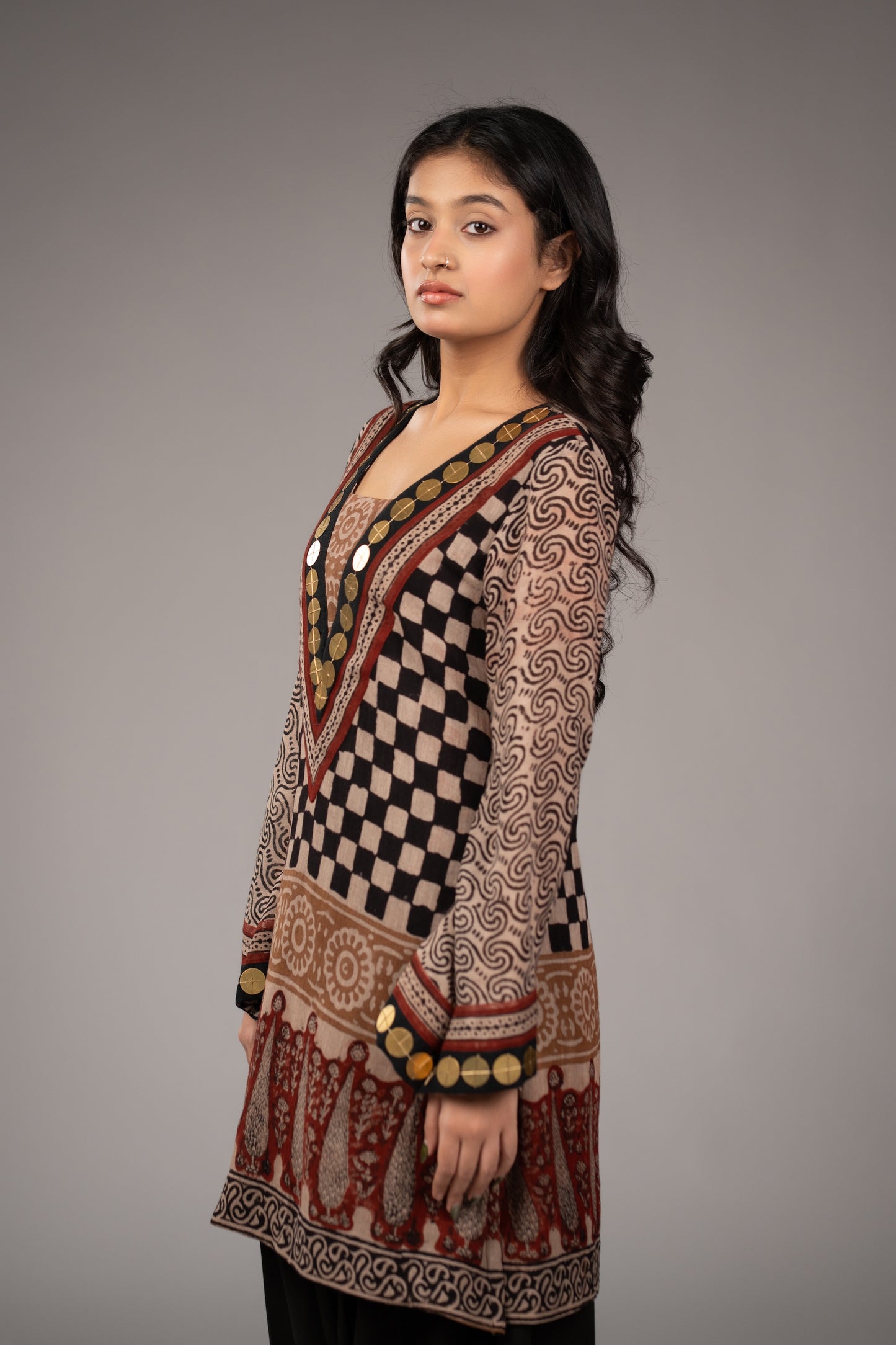 Zarrekha Linen Kurta