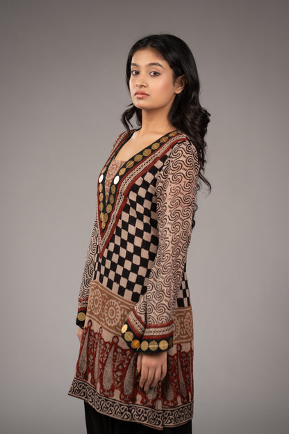Zarrekha Linen Kurta