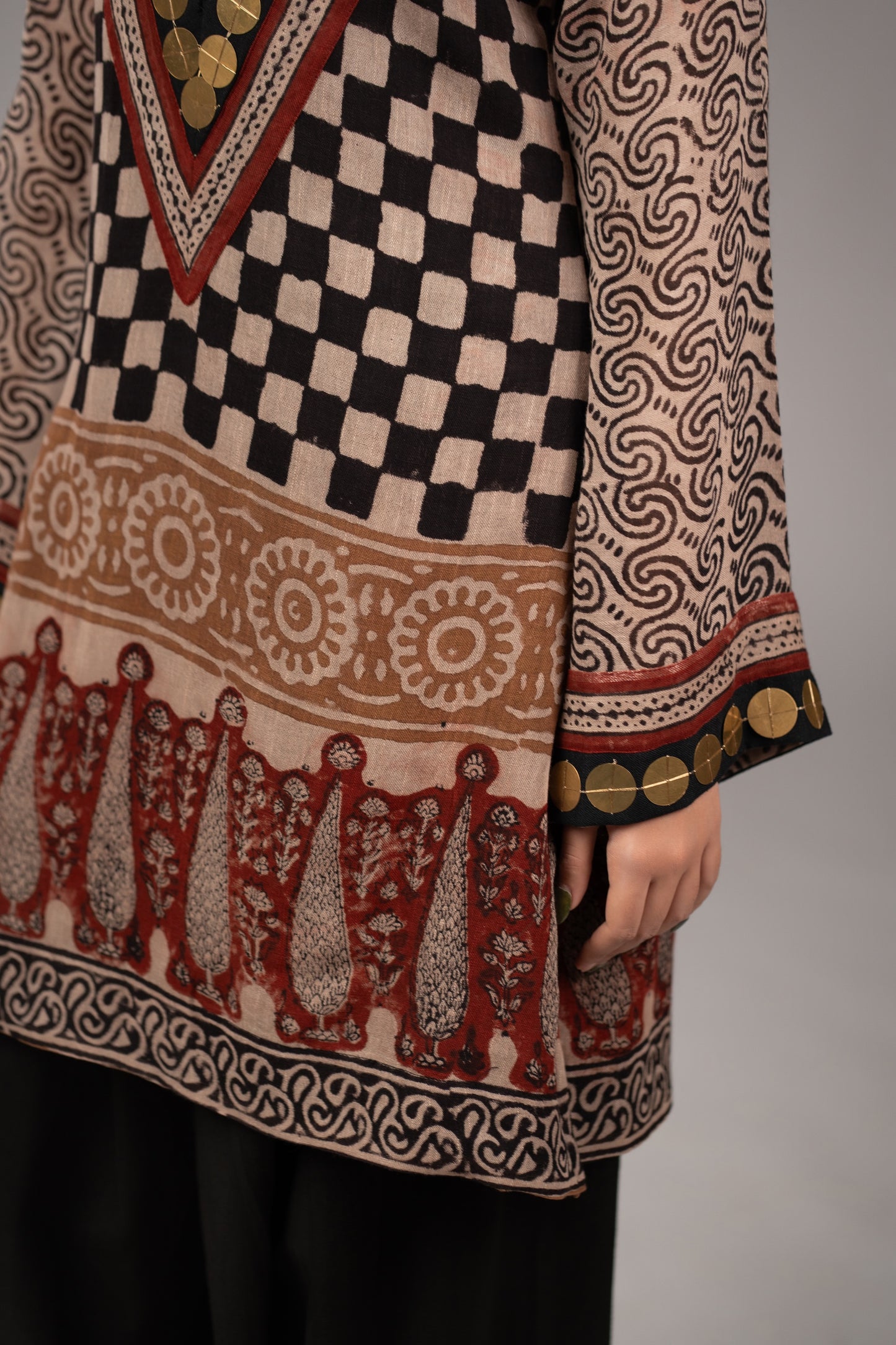 Zarrekha Linen Kurta