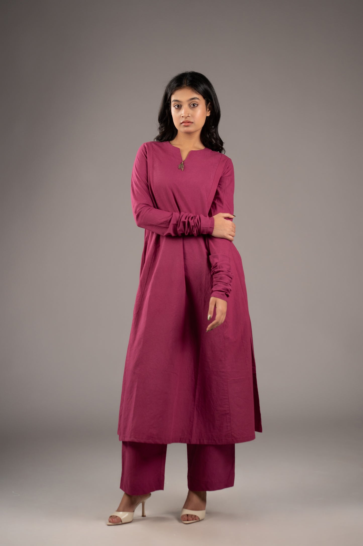 Kora Dahlia Pant Kurta Set from Cotton Roots