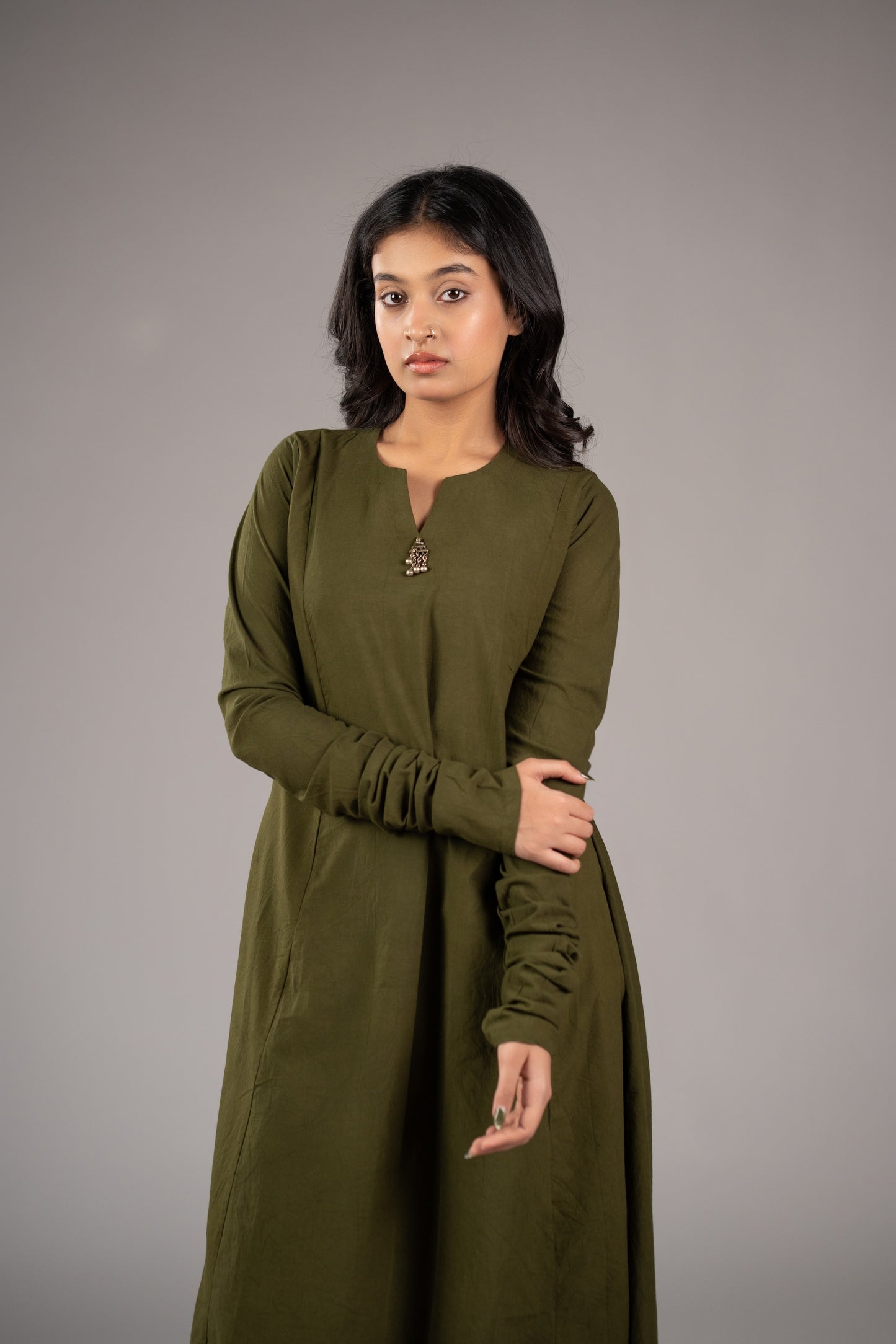 Kora Verde Pant Kurta Set from Cotton Roots