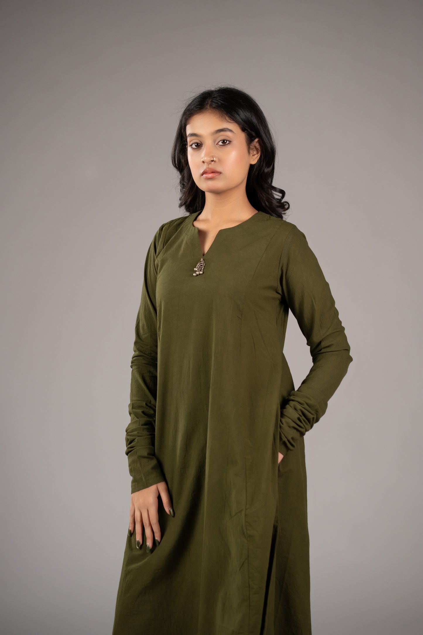 Kora Verde Pant Kurta Set from Cotton Roots