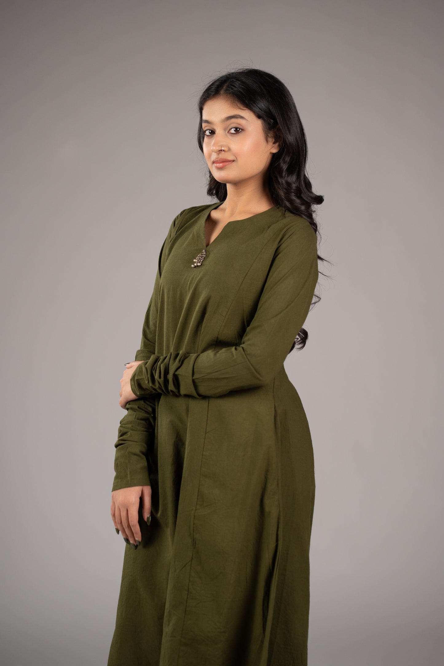 Kora Verde Pant Kurta Set from Cotton Roots