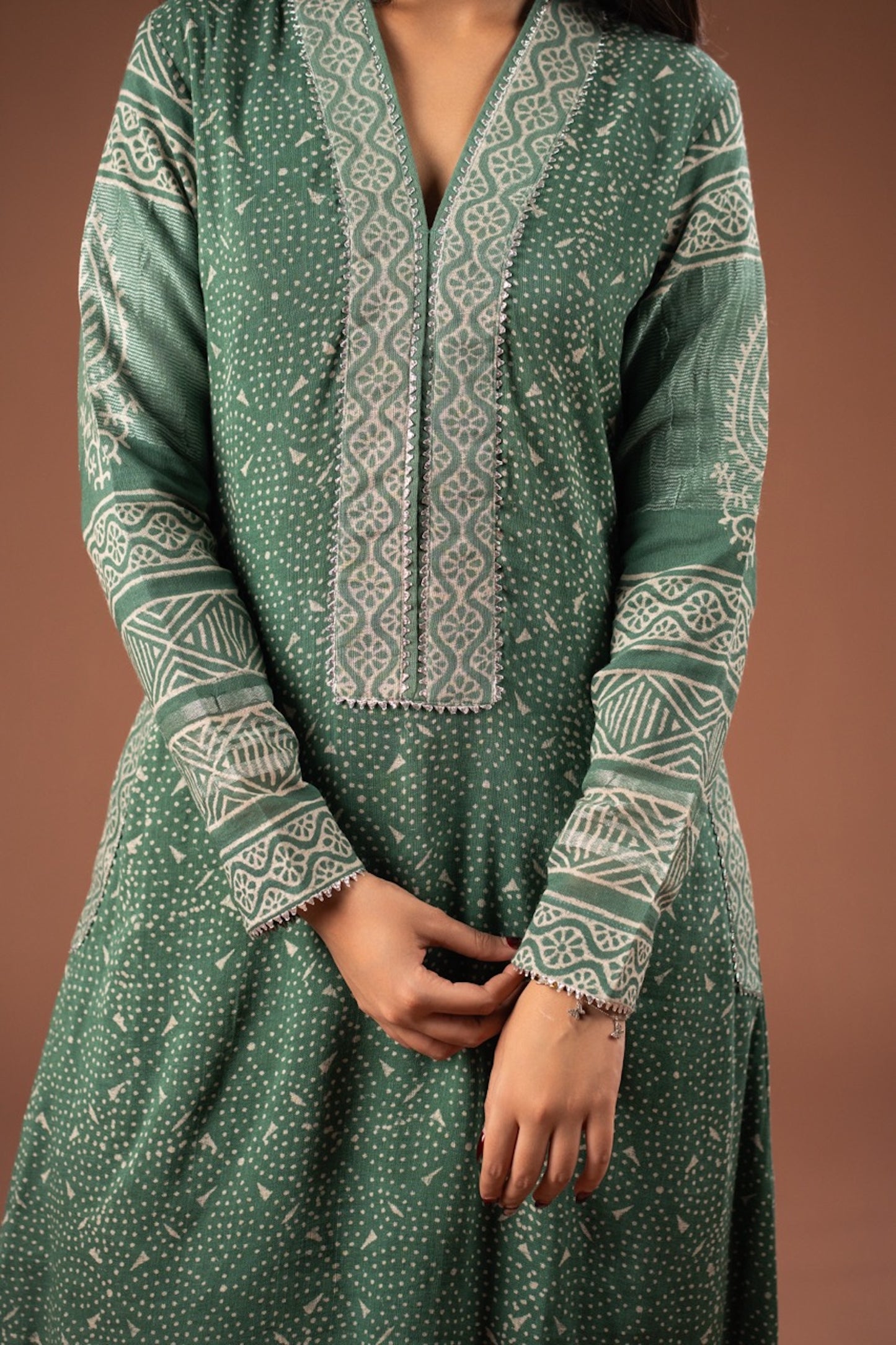 Sage Aab Dhoti Set