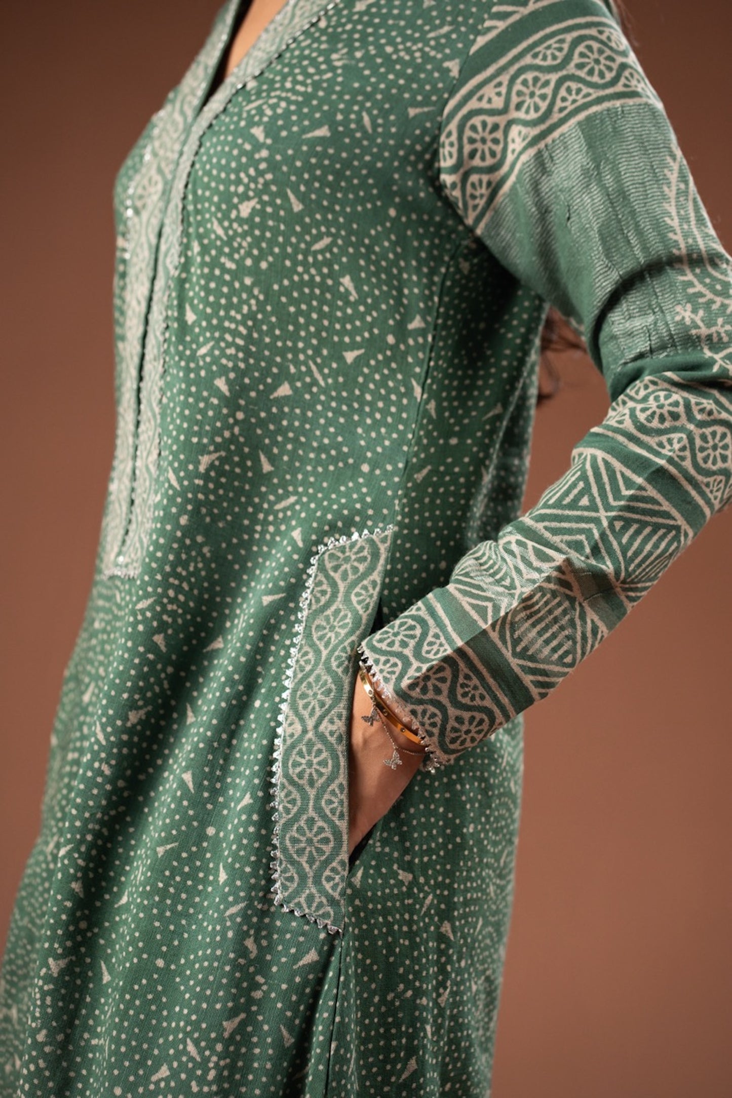 Sage Aab Dhoti Set