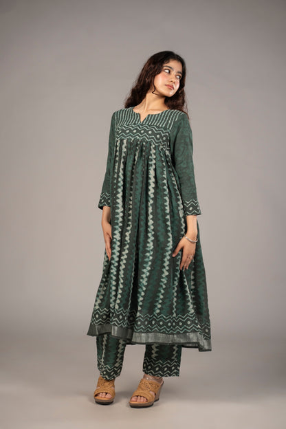 Zamrud Kediya Kurta Set