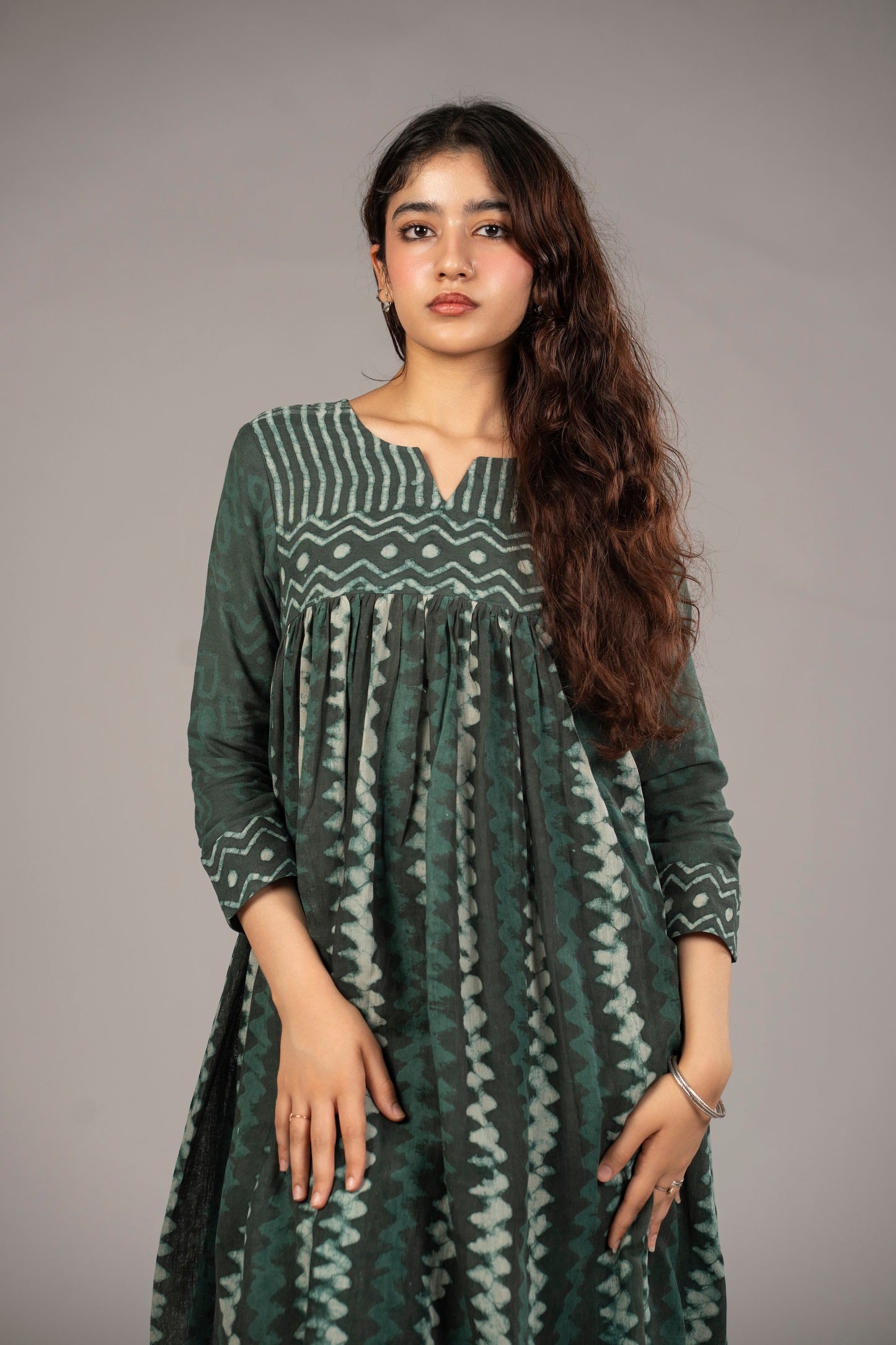 Zamrud Kediya Kurta Set