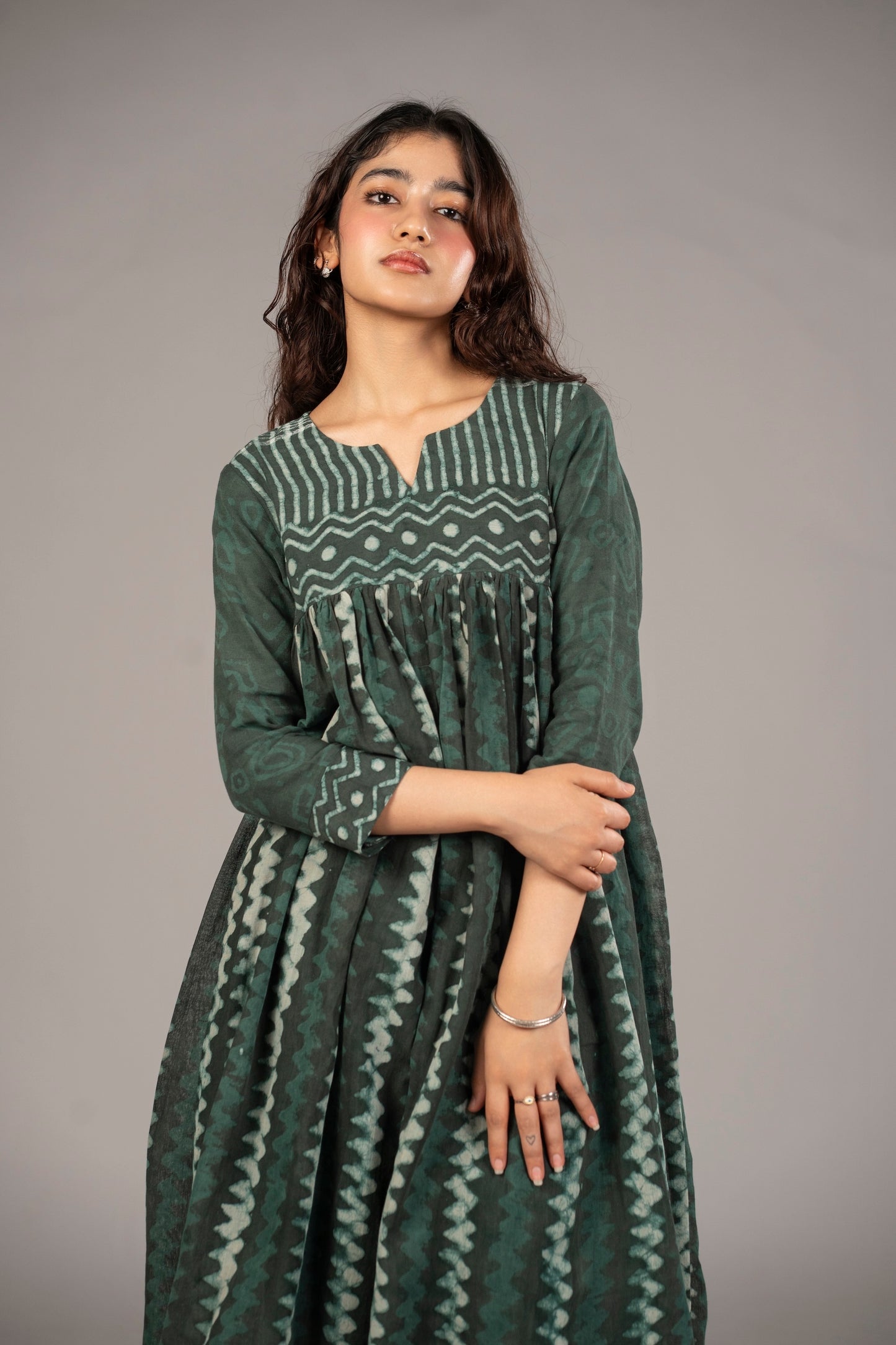 Zamrud Kediya Kurta Set