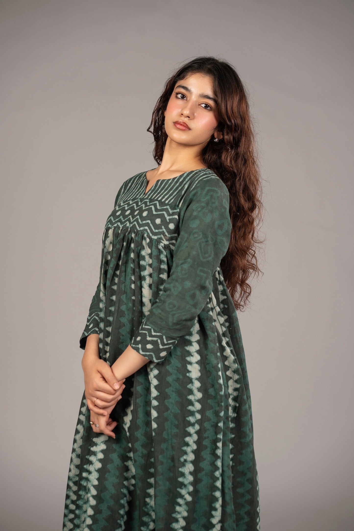 Zamrud Kediya Kurta Set