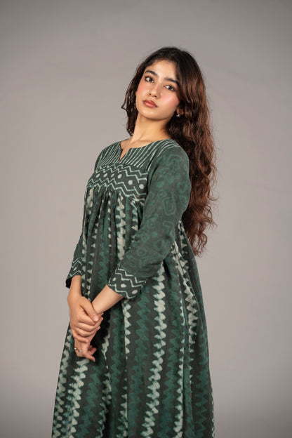 Zamrud Kediya Kurta Set