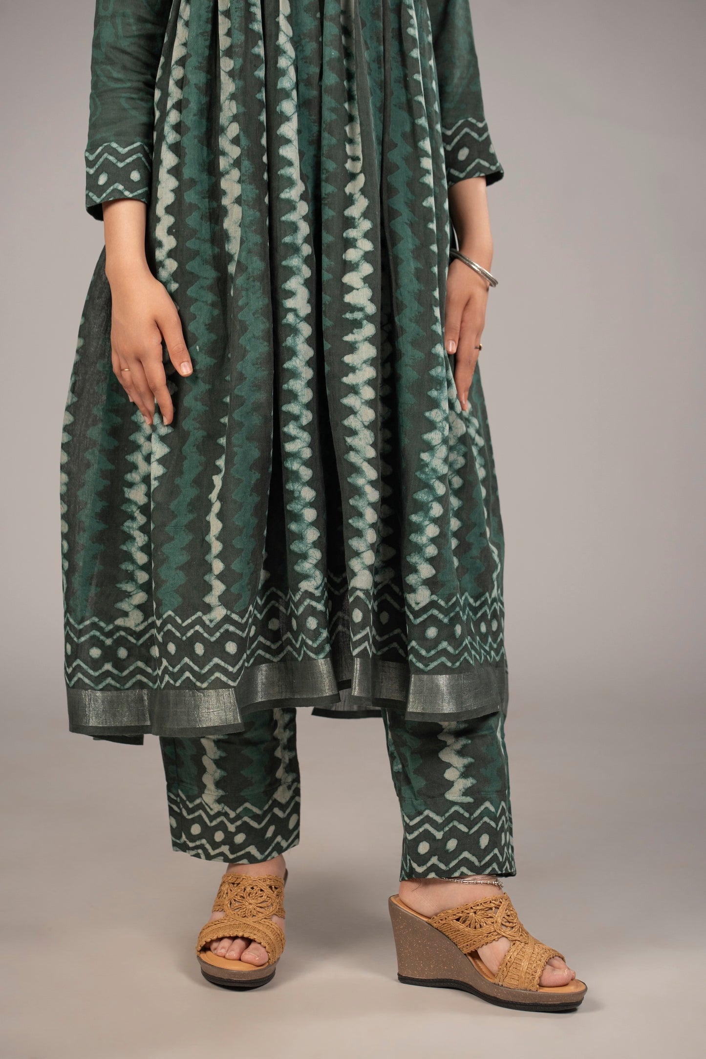 Zamrud Kediya Kurta Set