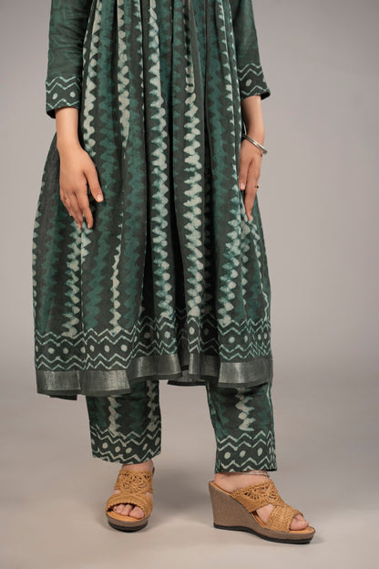Zamrud Kediya Kurta Set