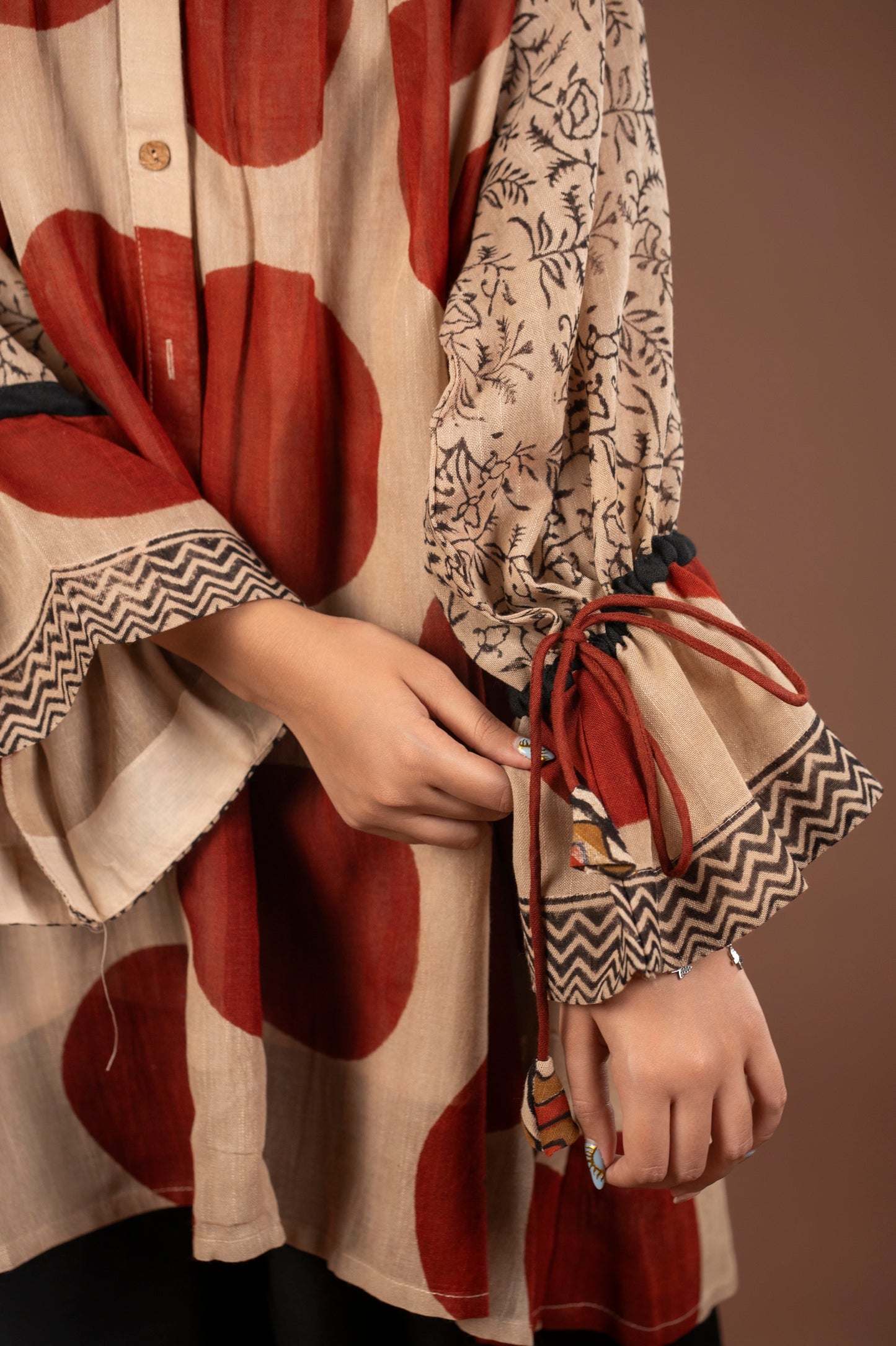 Mitti & Rouge Linen Tunic Shirt