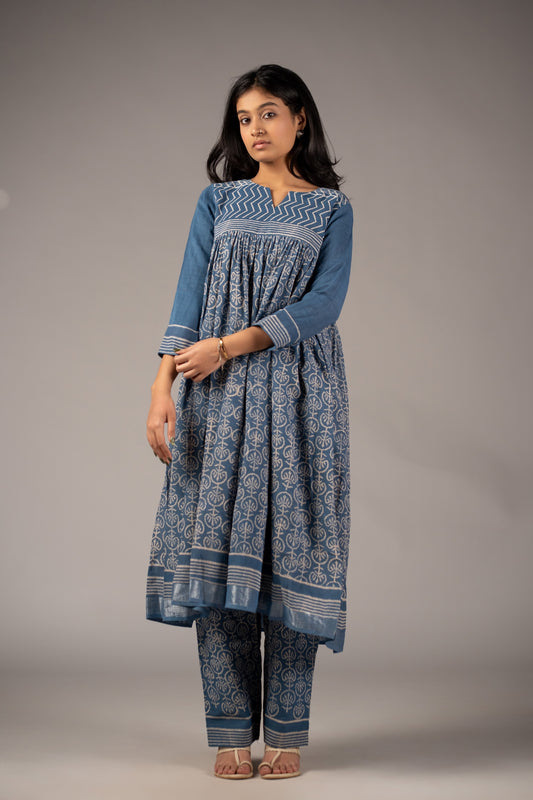 Sorel Blue Kediya Pant Kurta Set