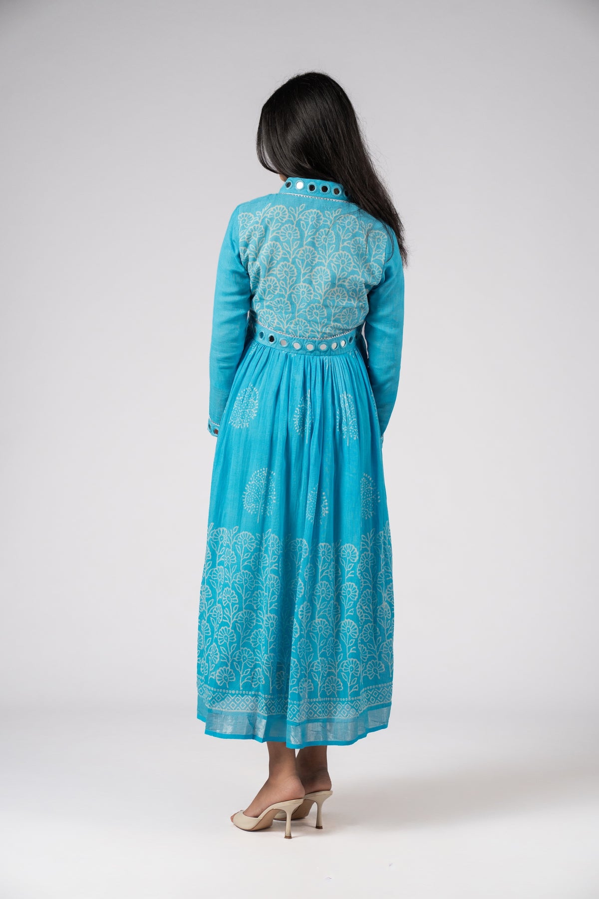 Firoza Sheesh Mirror Work Dress