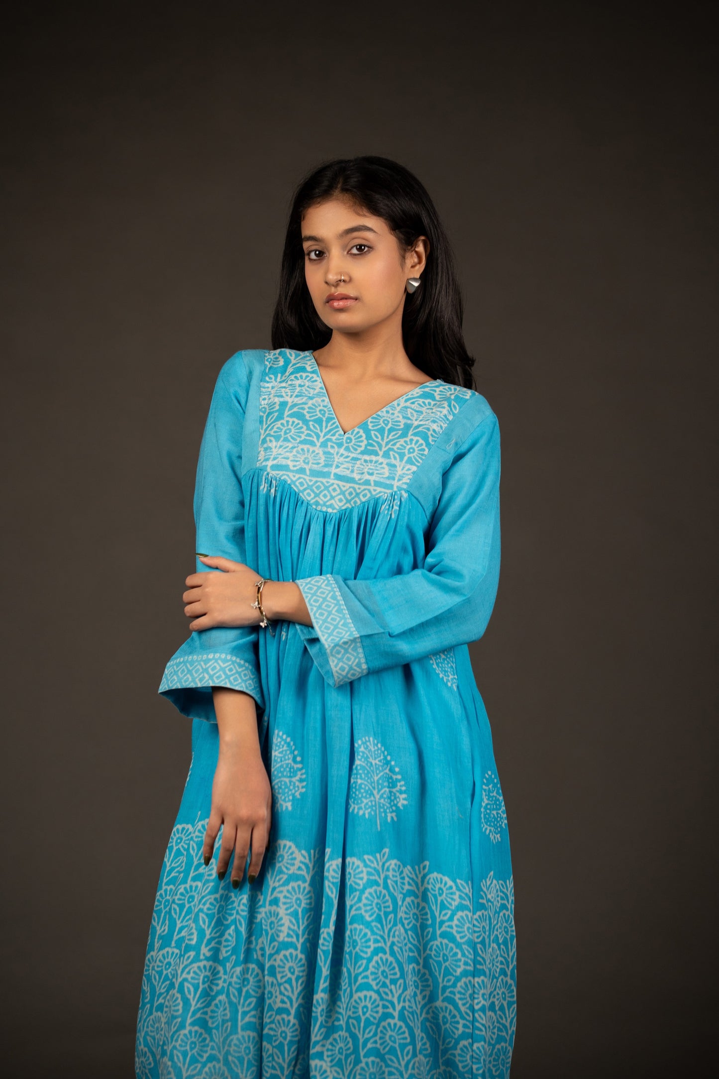 Zevah Azure Pant Kurta Set