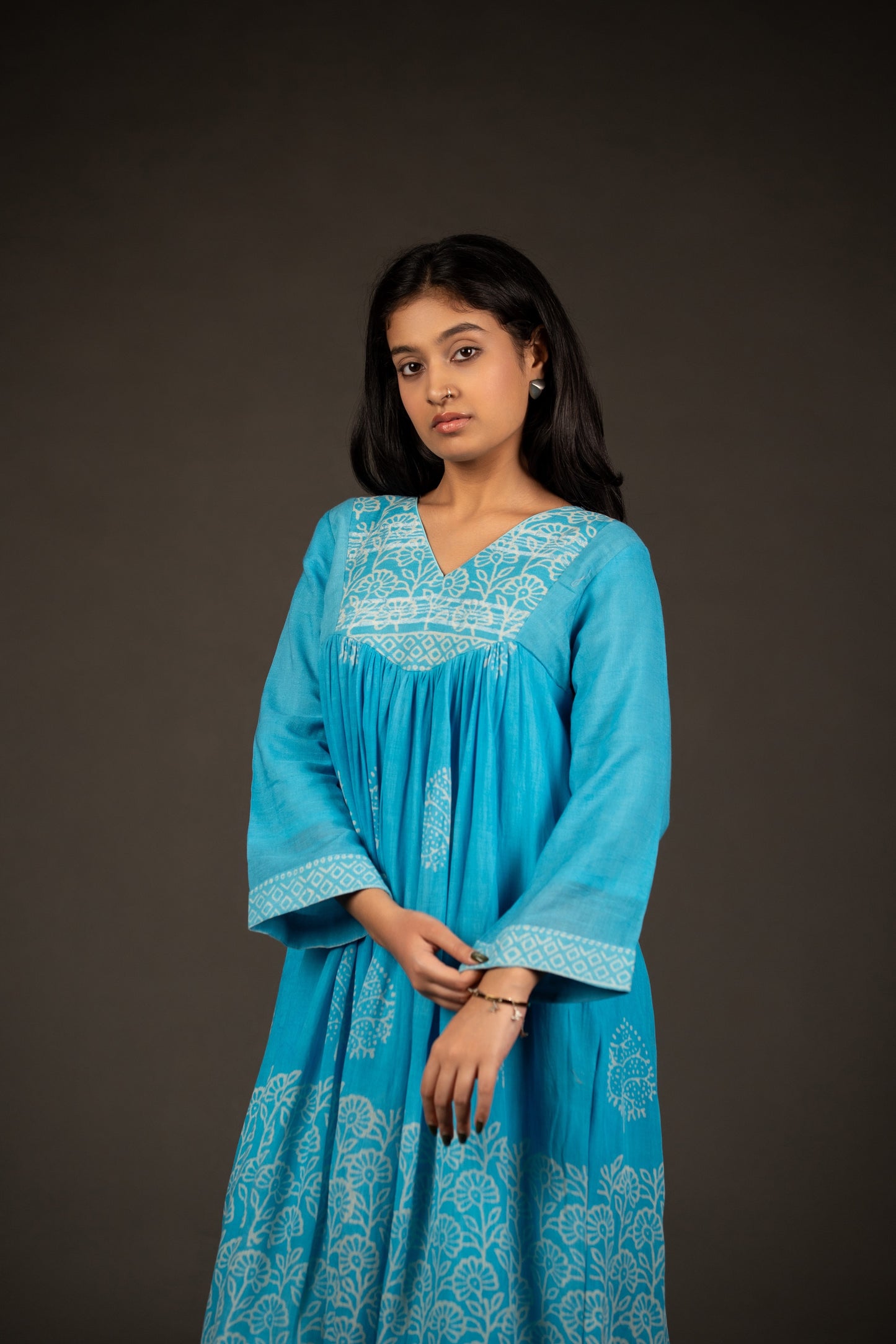 Zevah Azure Pant Kurta Set