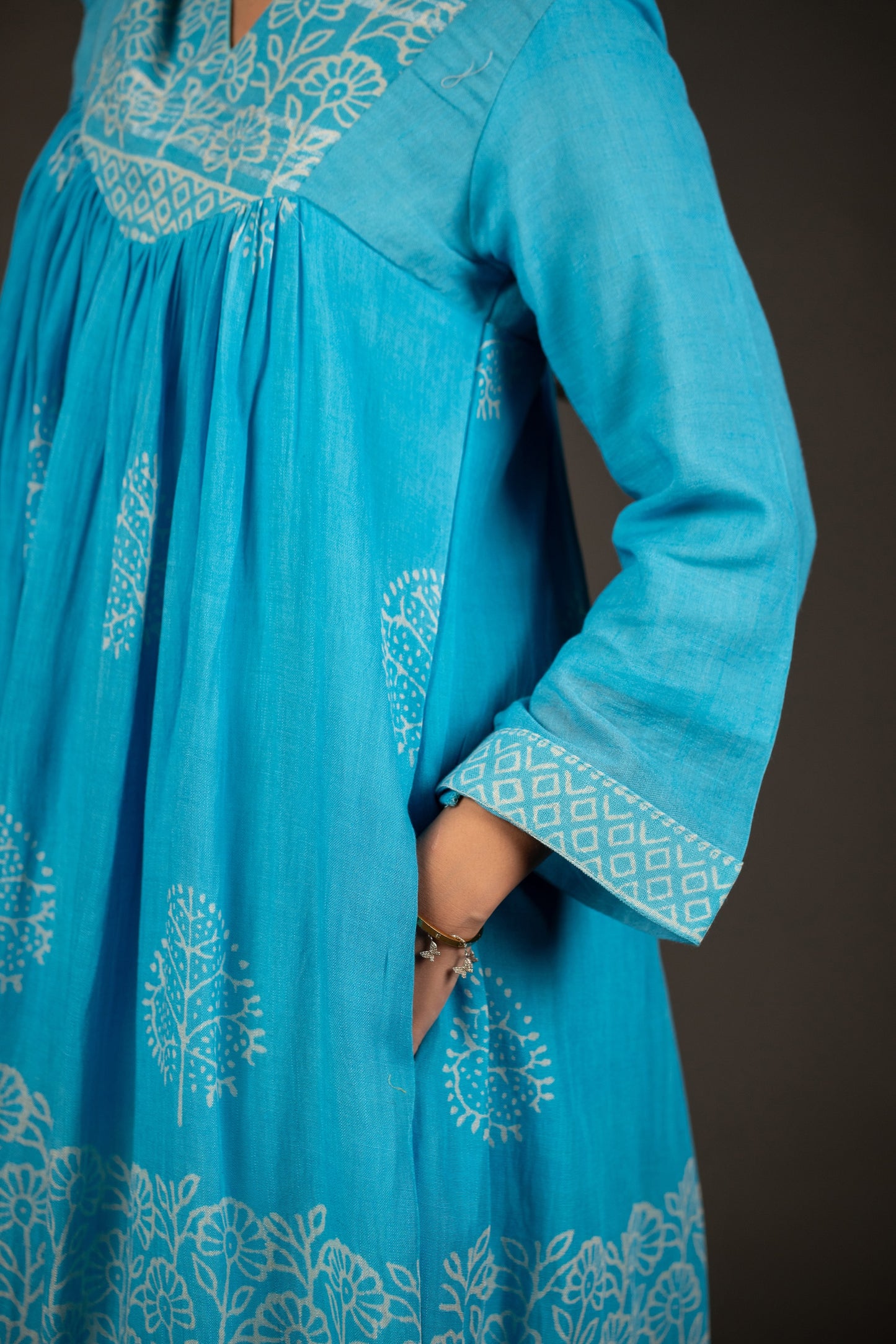 Zevah Azure Pant Kurta Set