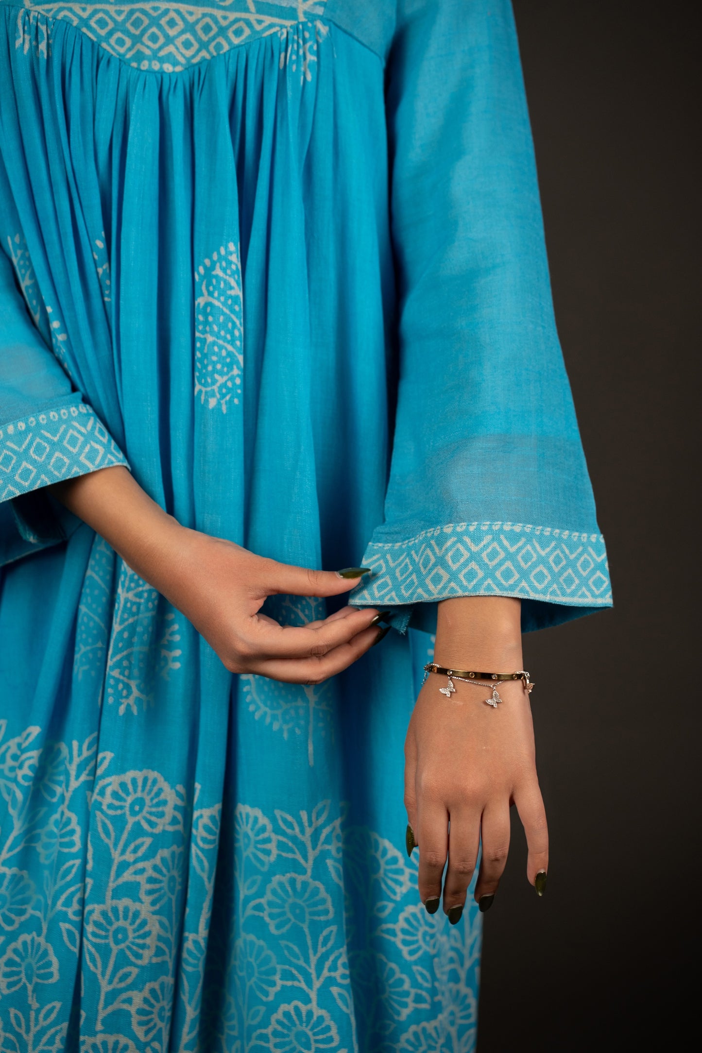Zevah Azure Pant Kurta Set