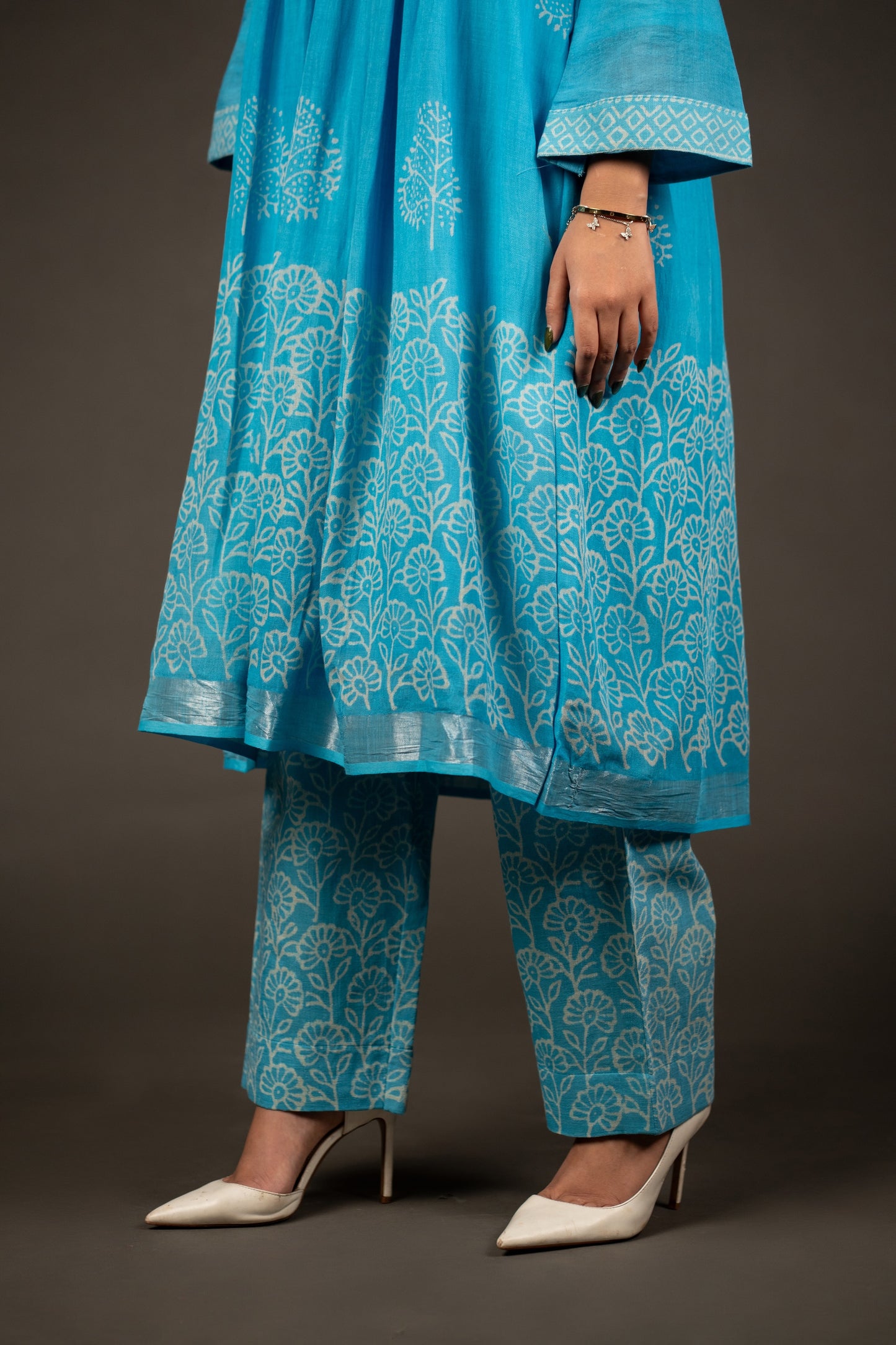 Zevah Azure Pant Kurta Set