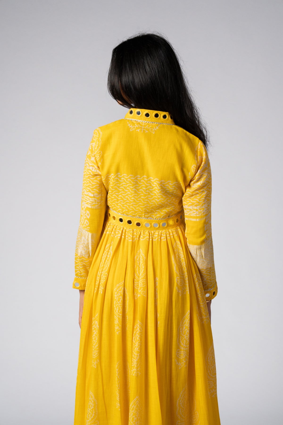 Zareen Sheesh Mirror Work Dress