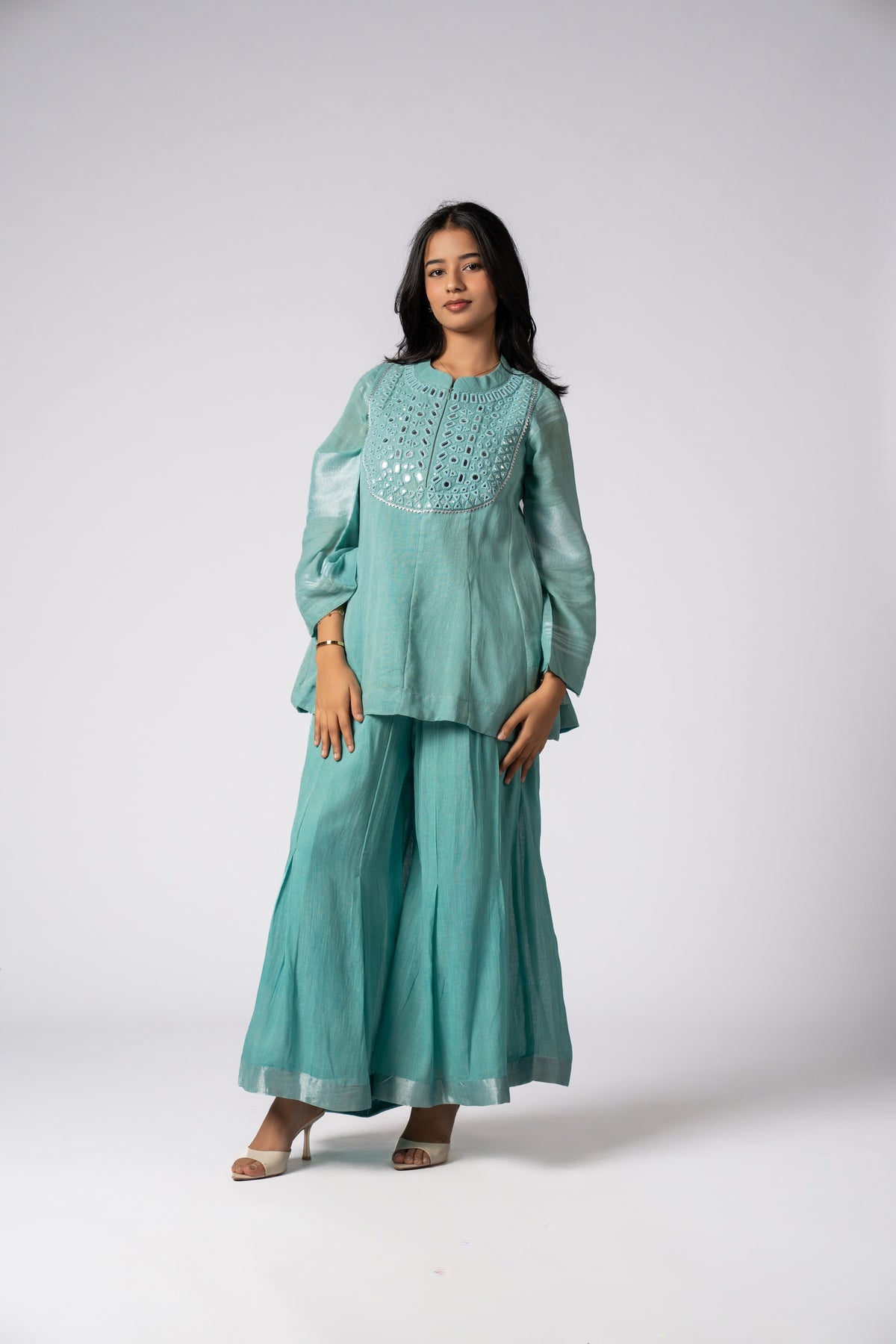 Aab-e-Turq Kali Sheesh Co-ord Set