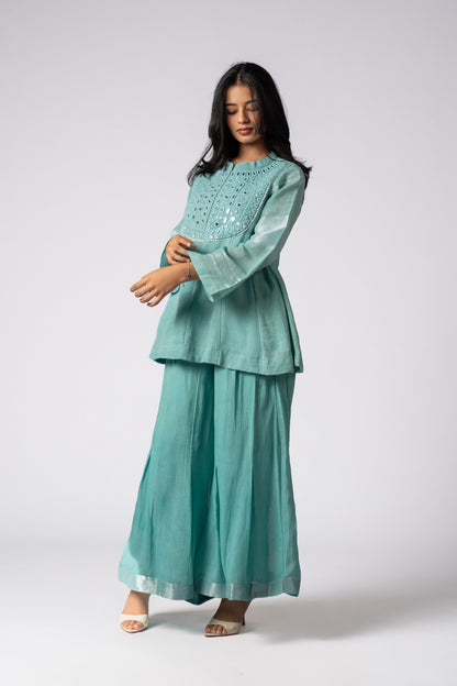 Aab-e-Turq Kali Sheesh Co-ord Set