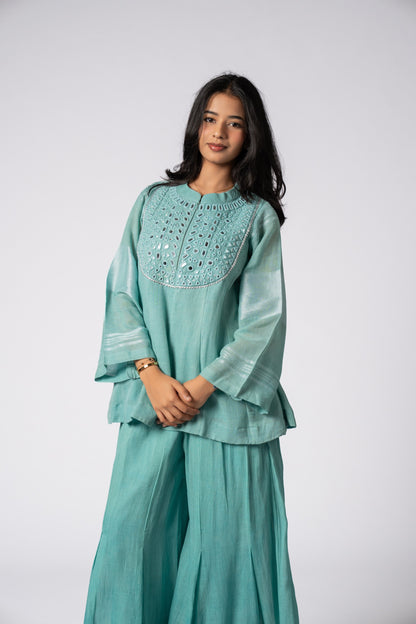 Aab-e-Turq Kali Sheesh Co-ord Set