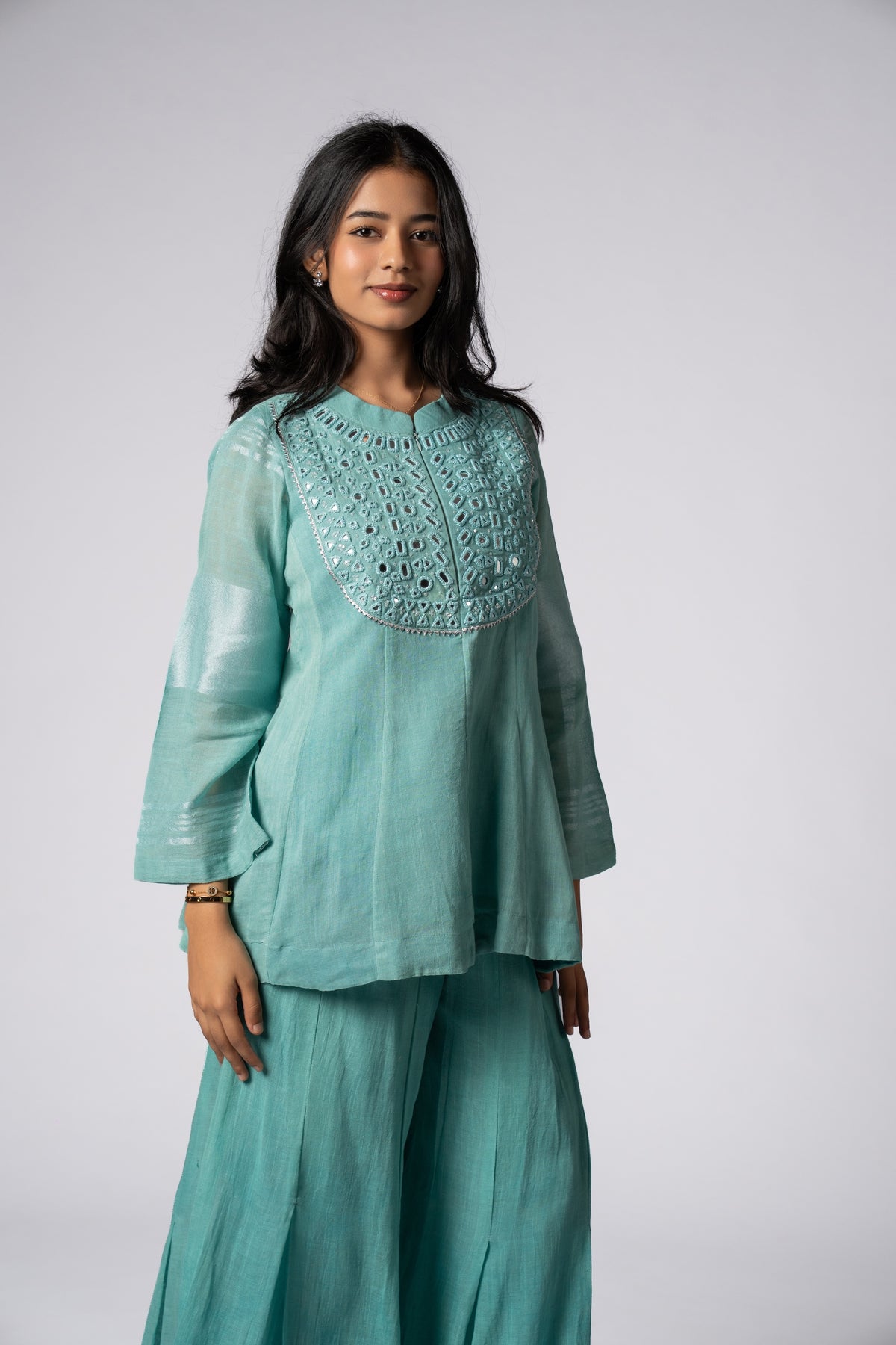 Aab-e-Turq Kali Sheesh Co-ord Set