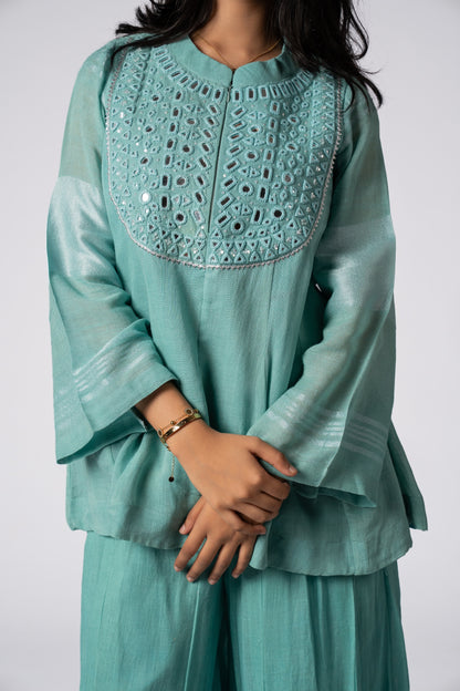 Aab-e-Turq Kali Sheesh Co-ord Set