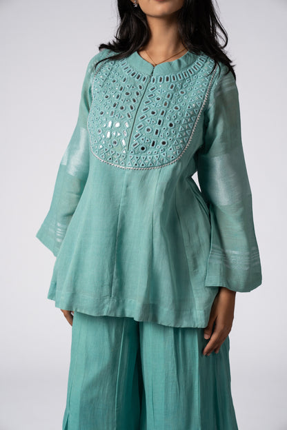 Aab-e-Turq Kali Sheesh Co-ord Set