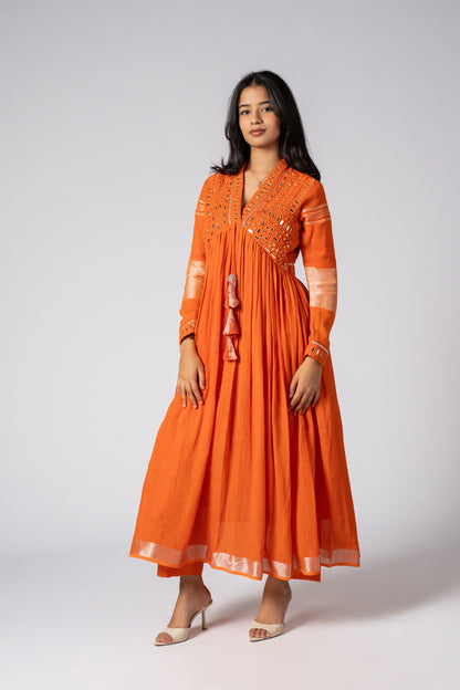 Mahveen Rang Pant Kurta Set