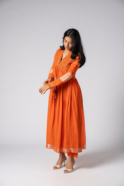 Mahveen Rang Pant Kurta Set