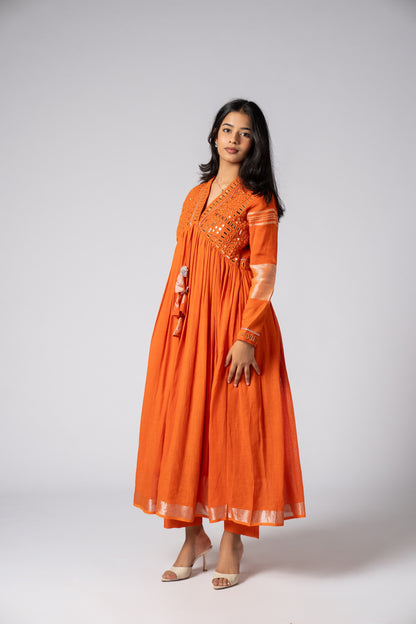 Mahveen Rang Pant Kurta Set